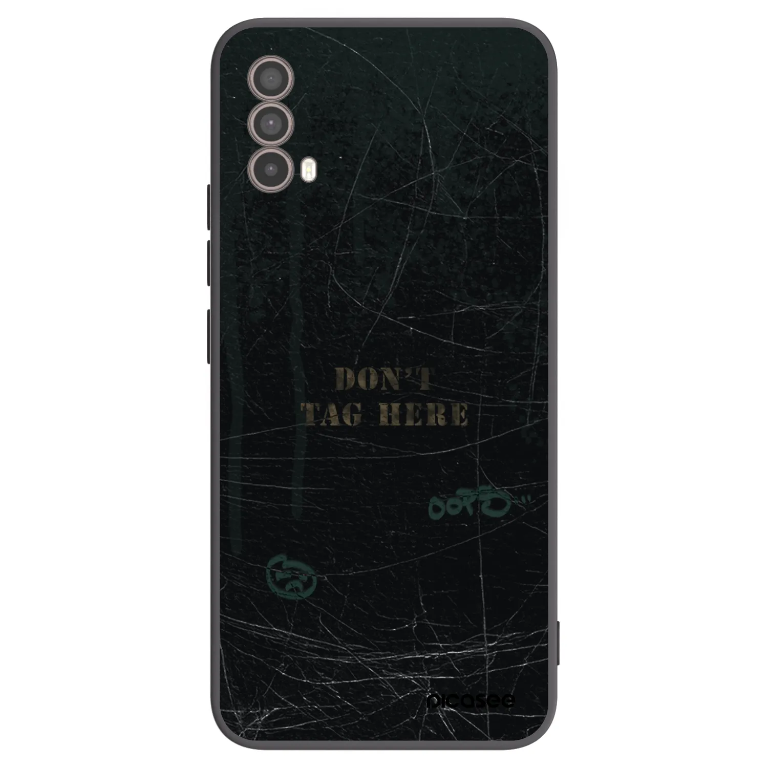 Picasee silikonový černý obal pro Motorola Moto E40 - DON´T TAG