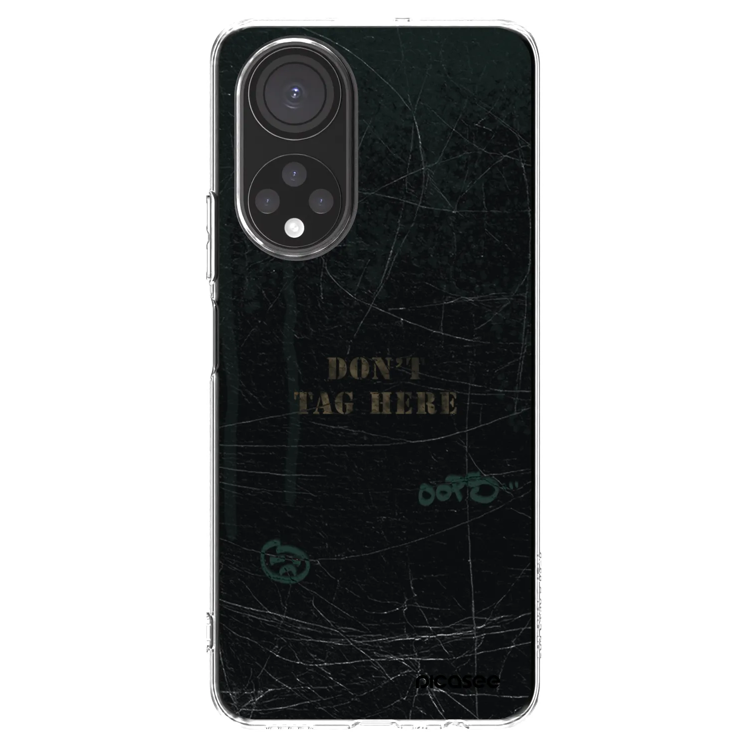 Picasee silikonový průhledný obal pro Honor X7 - DON´T TAG