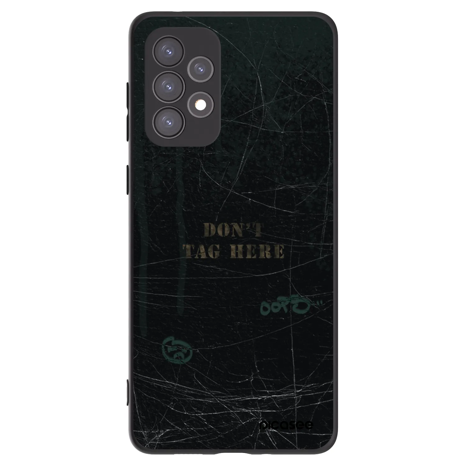Picasee silikonový černý obal pro Samsung Galaxy A73 5G - DON´T TAG