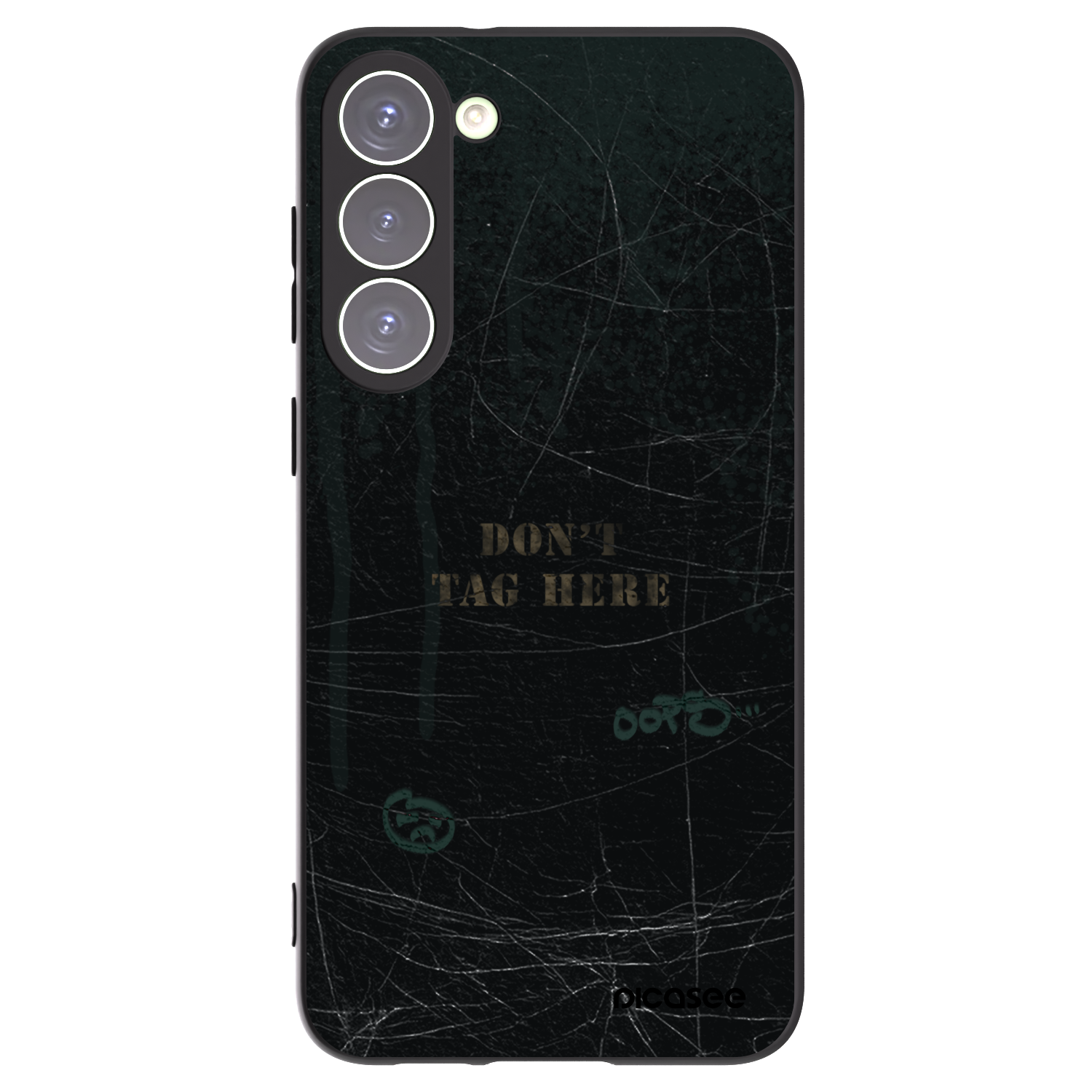 Picasee silikonový černý obal pro Samsung Galaxy S23+ 5G - DON´T TAG