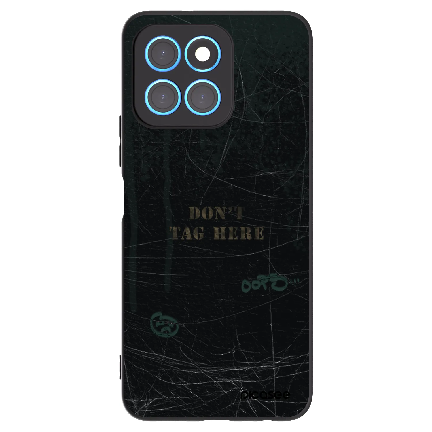 Picasee silikonový černý obal pro Honor X8 5G - DON´T TAG