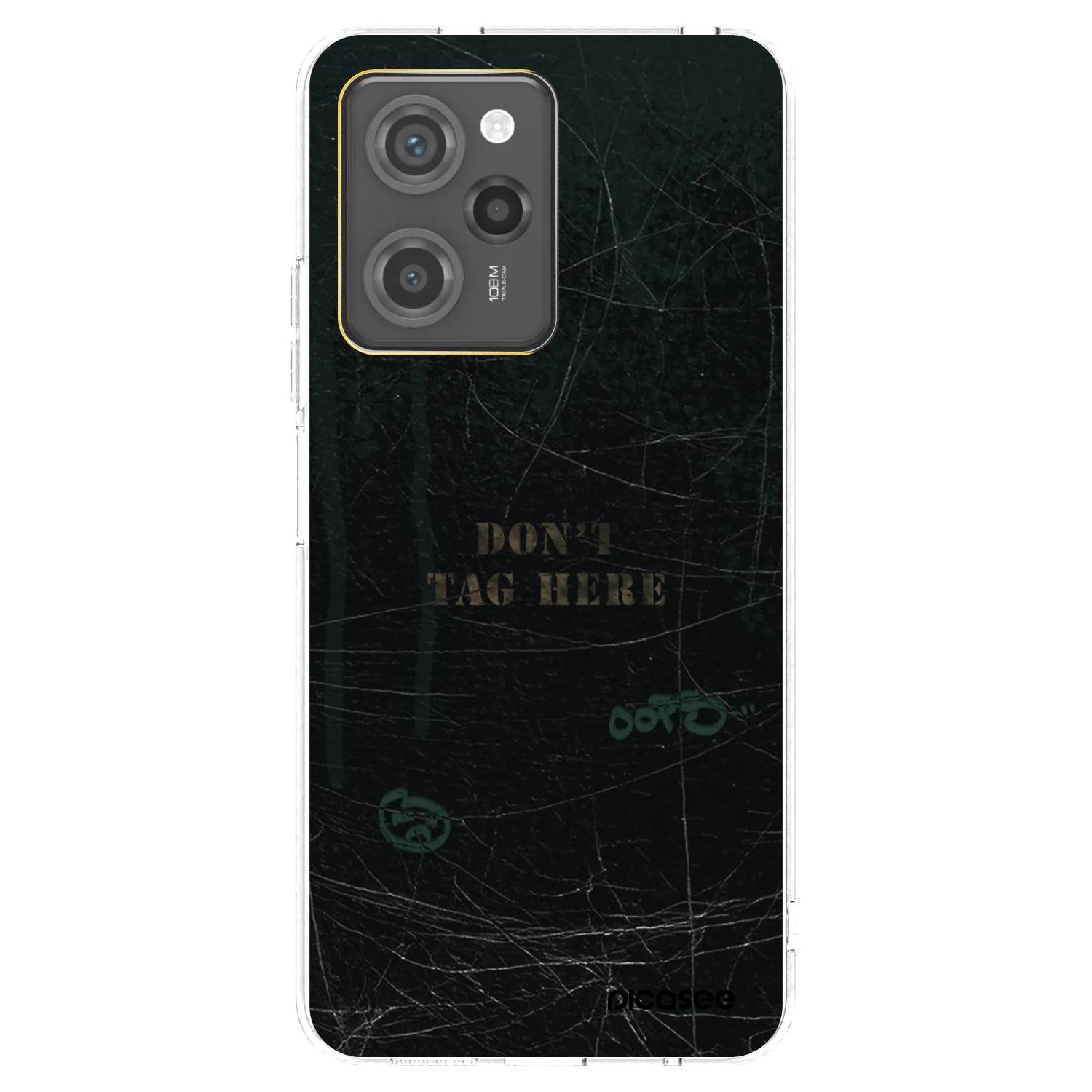 Picasee silikonový průhledný obal pro Xiaomi Poco X5 Pro - DON´T TAG