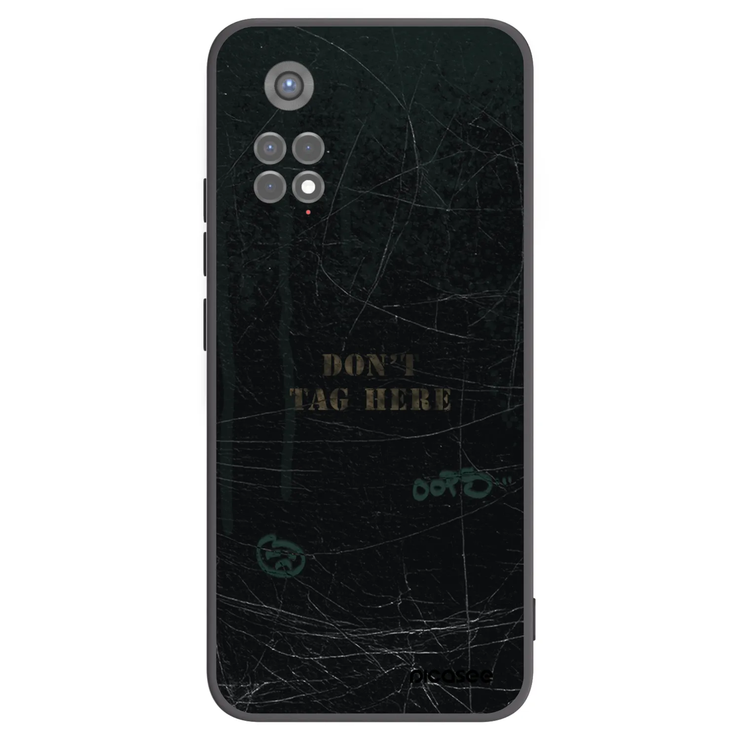 Picasee silikonový černý obal pro Xiaomi Redmi Note 11S 5G - DON´T TAG