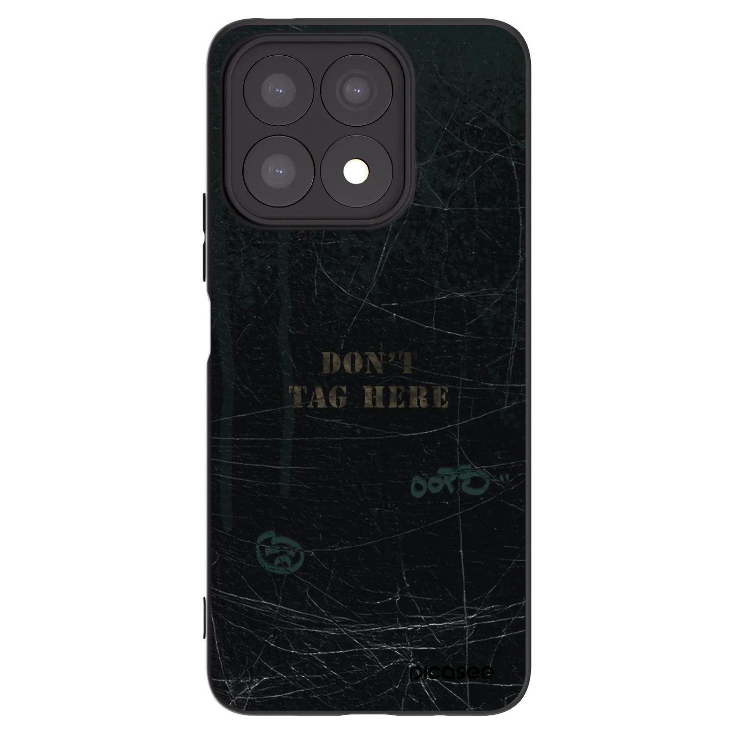 Picasee silikonový černý obal pro Honor X8a - DON´T TAG