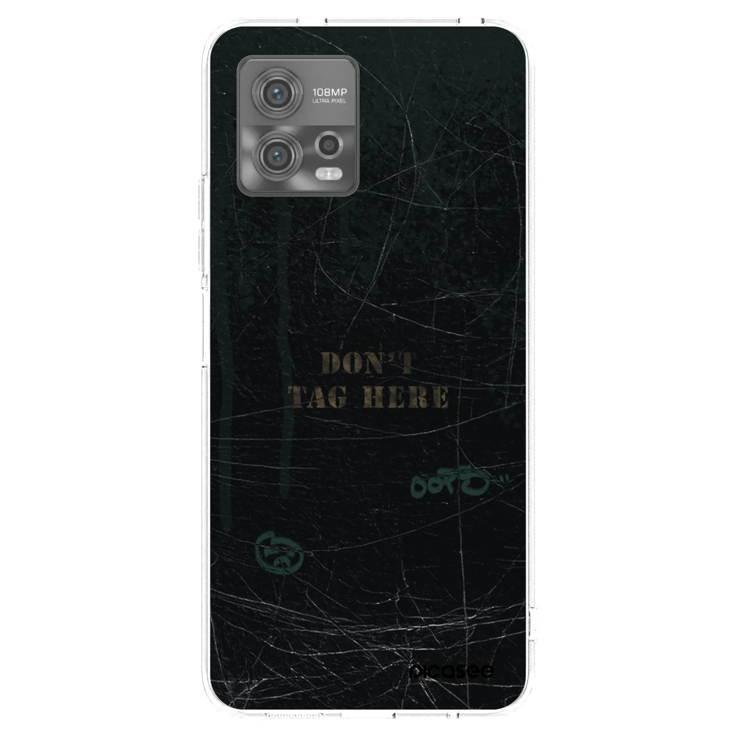 Picasee silikonový průhledný obal pro Motorola Moto G72 - DON´T TAG