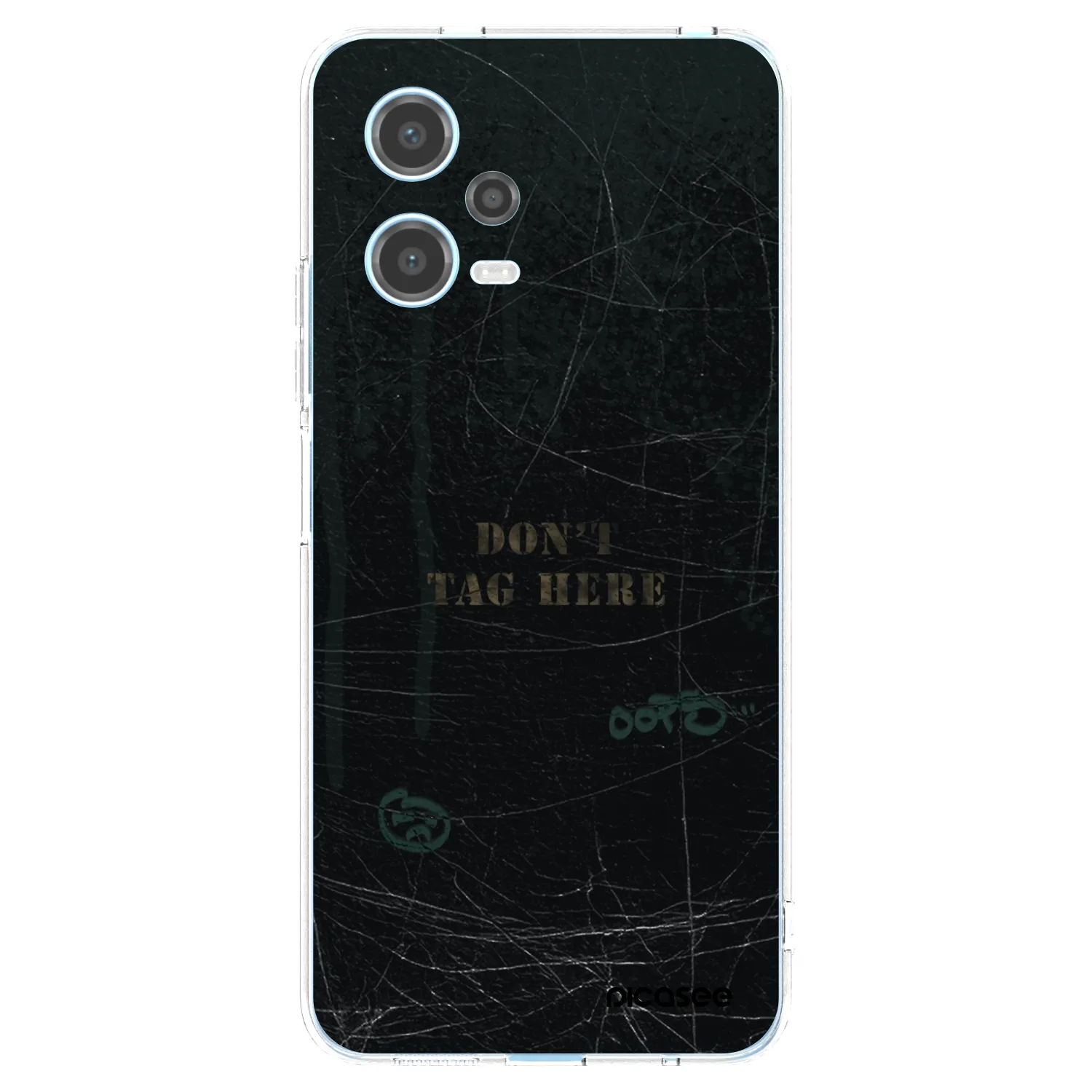 Picasee silikonový průhledný obal pro Xiaomi Redmi Note 12 5G - DON´T TAG