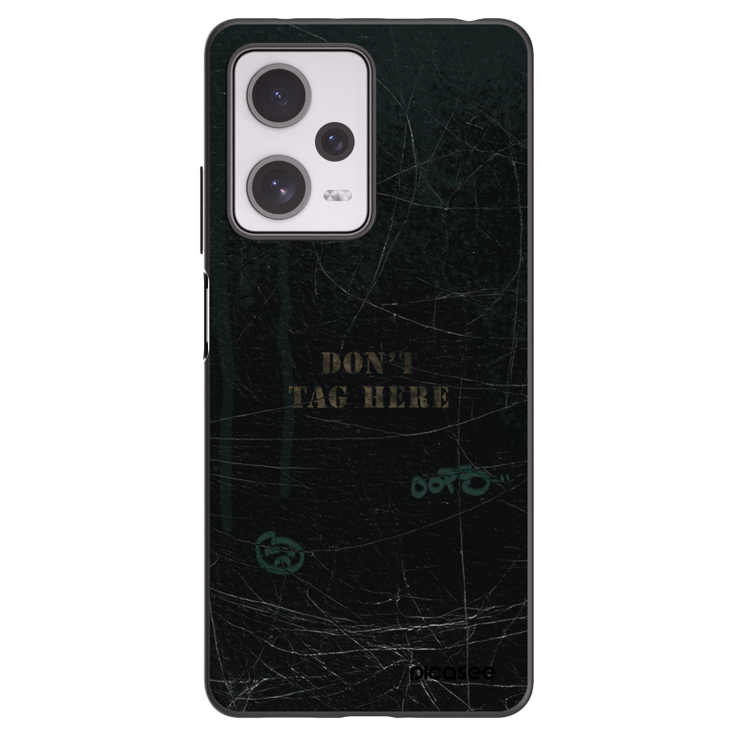 Picasee silikonový černý obal pro Xiaomi Redmi Note 12 Pro+ 5G - DON´T TAG