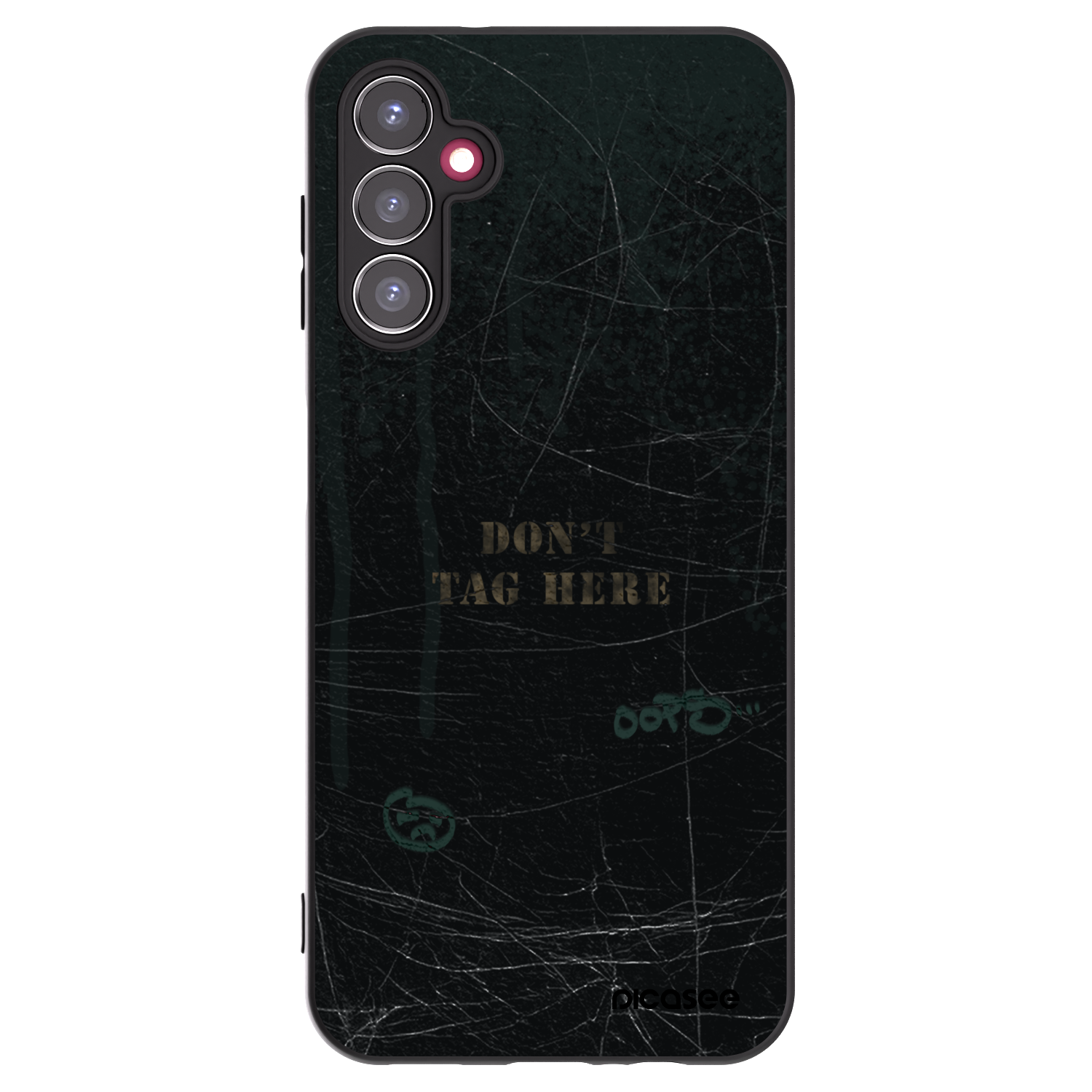 Picasee silikonový černý obal pro Samsung Galaxy A14 4G A145R - DON´T TAG