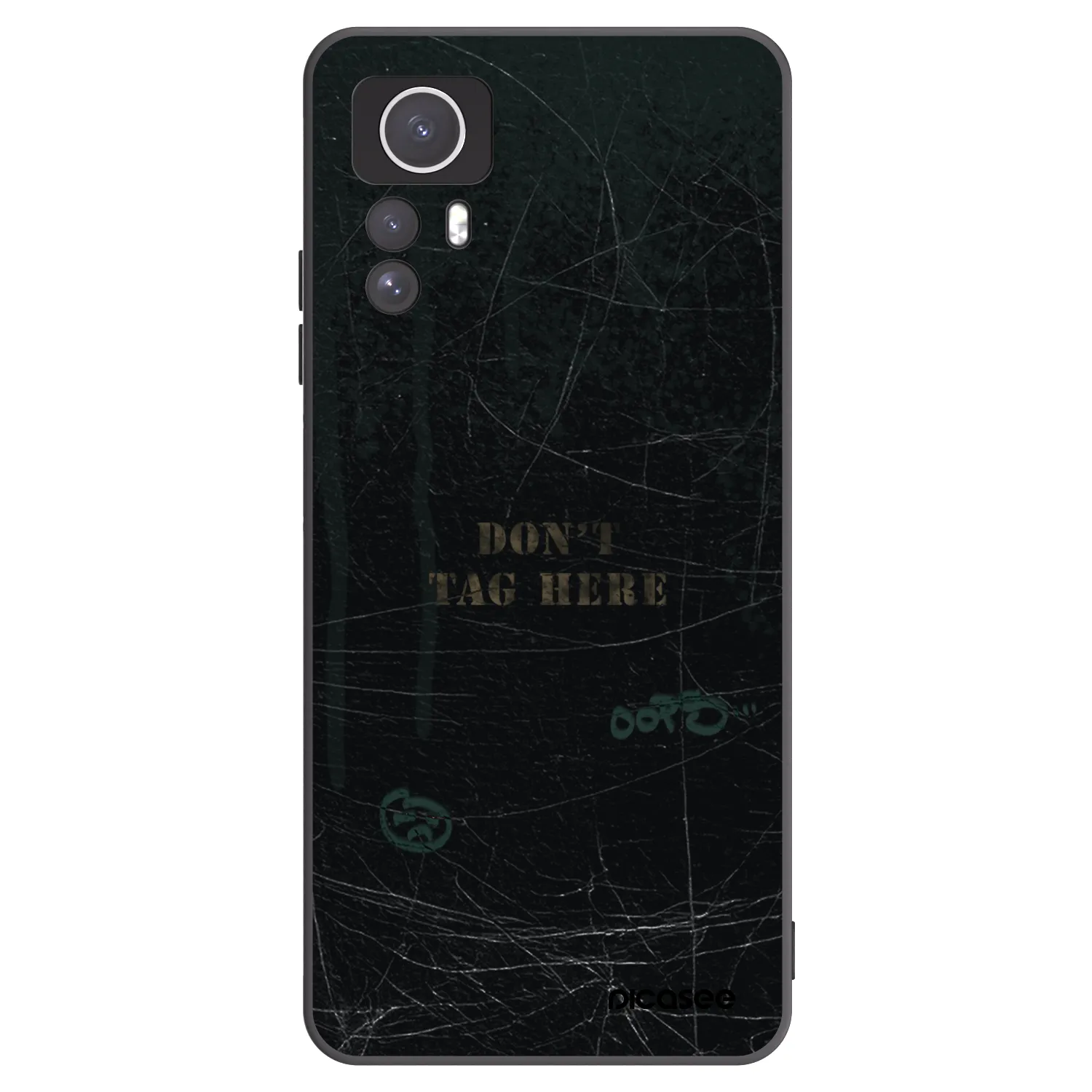 Picasee silikonový černý obal pro Xiaomi Redmi Note 12S - DON´T TAG
