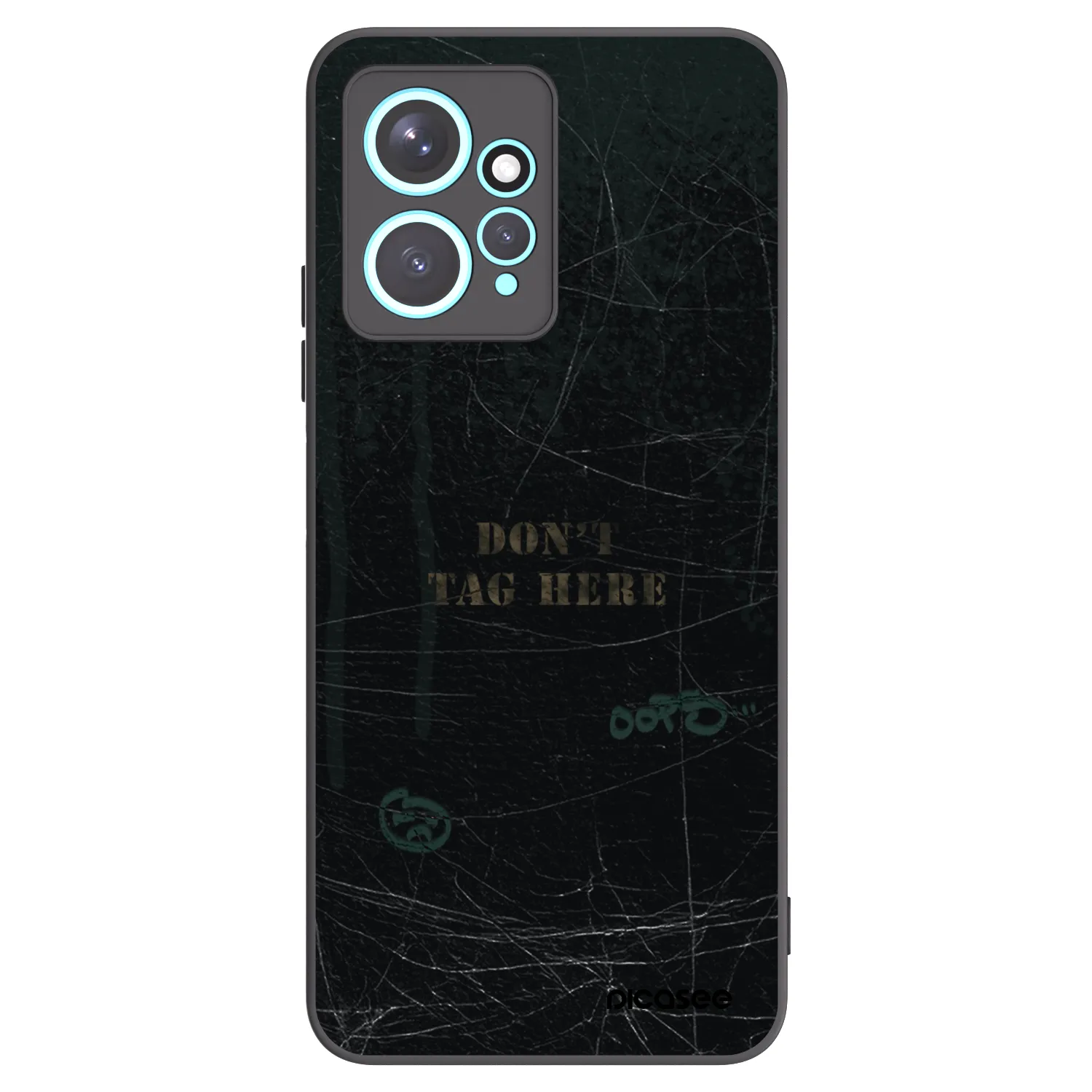 Picasee silikonový černý obal pro Xiaomi Redmi Note 12 4G - DON´T TAG
