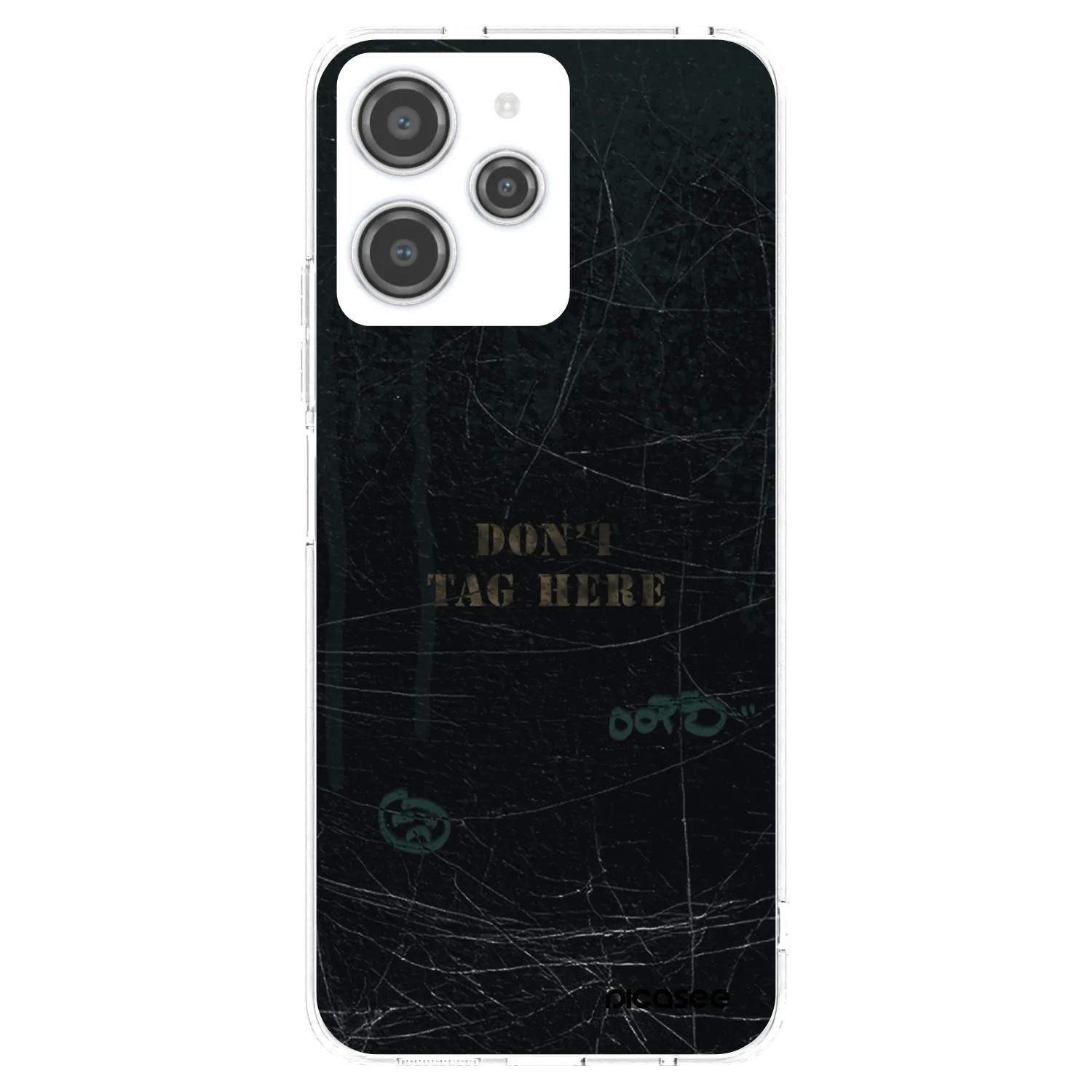 Picasee silikonový průhledný obal pro Xiaomi Redmi 12 4G - DON´T TAG