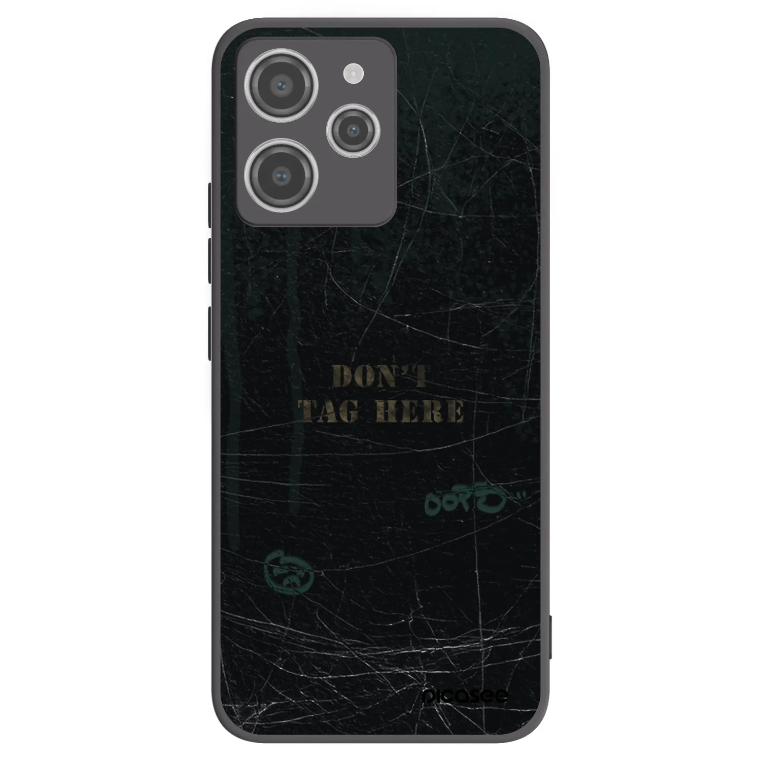 Picasee silikonový černý obal pro Xiaomi Redmi 12 4G - DON´T TAG