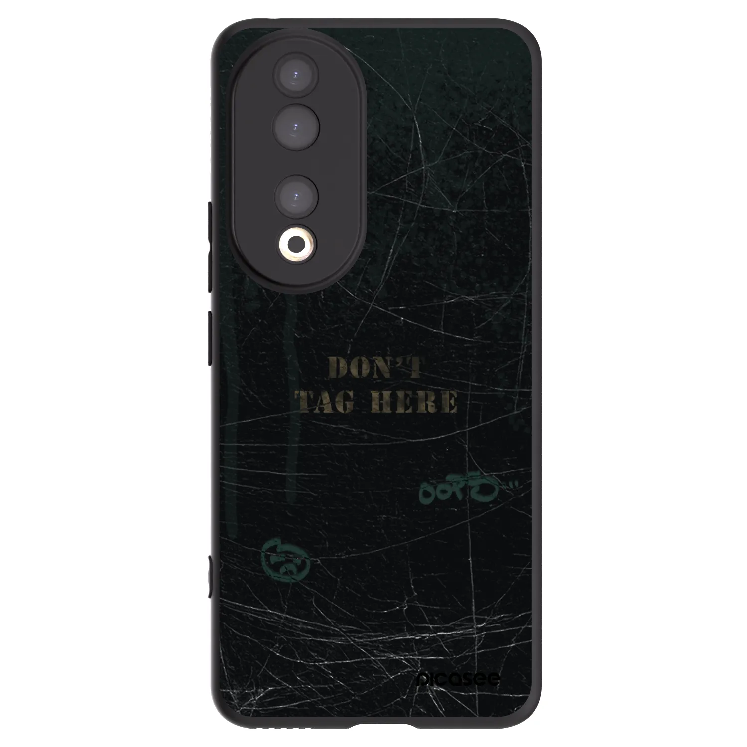 Picasee silikonový černý obal pro Honor 90 5G - DON´T TAG