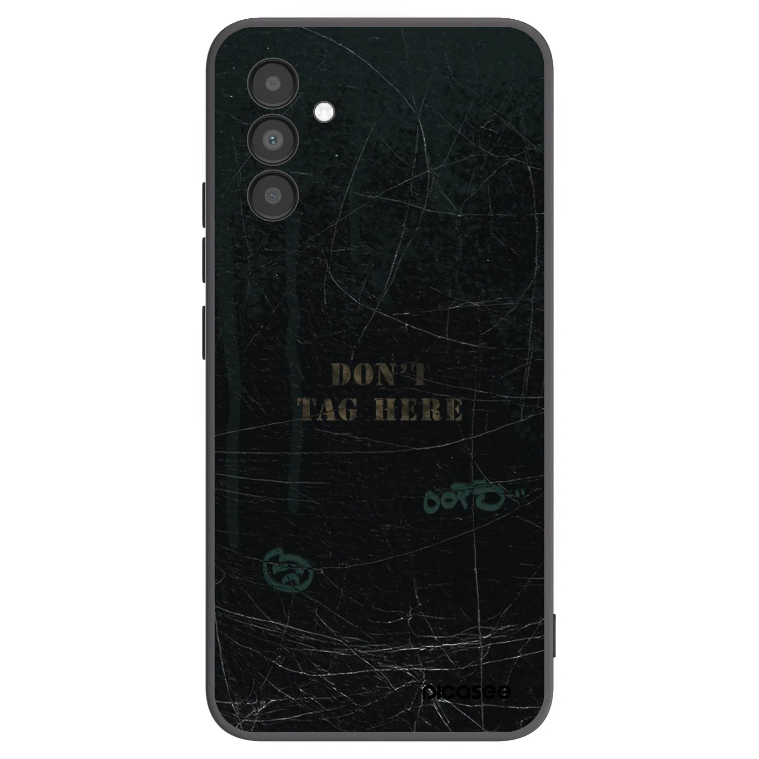 Picasee silikonový černý obal pro Samsung Galaxy A04s A047F - DON´T TAG