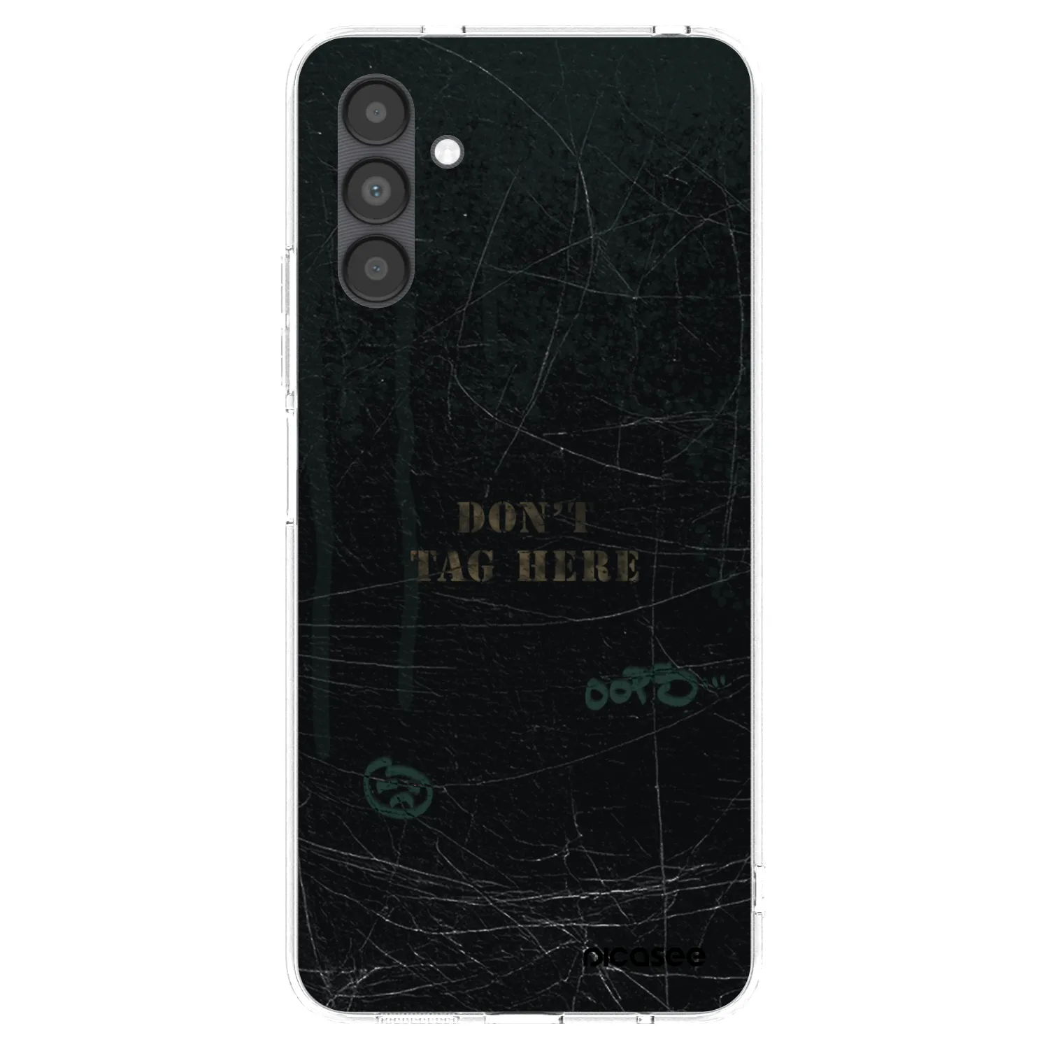 Picasee silikonový průhledný obal pro Samsung Galaxy A04s A047F - DON´T TAG