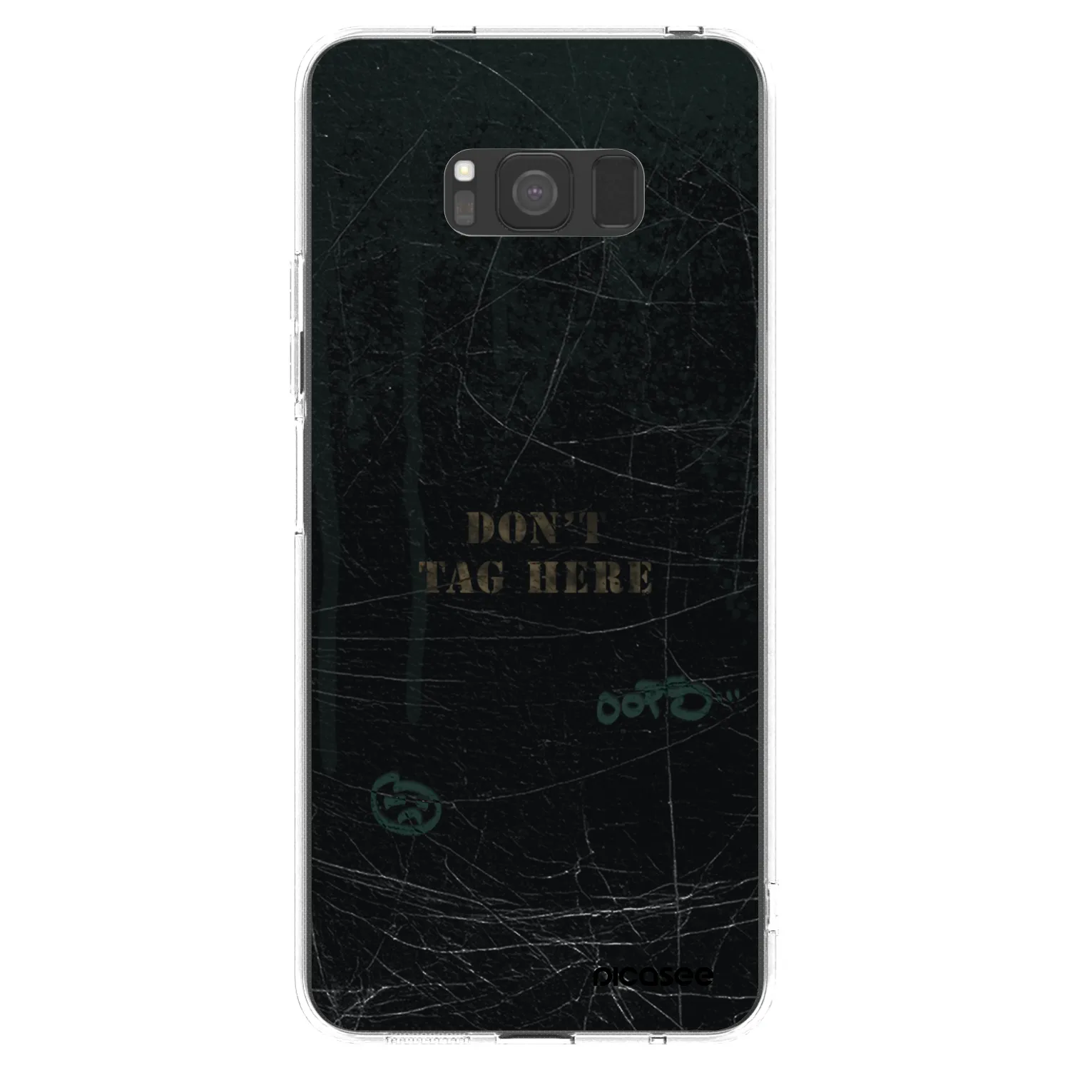 Picasee silikonový průhledný obal pro Samsung Galaxy S8 G950F - DON´T TAG