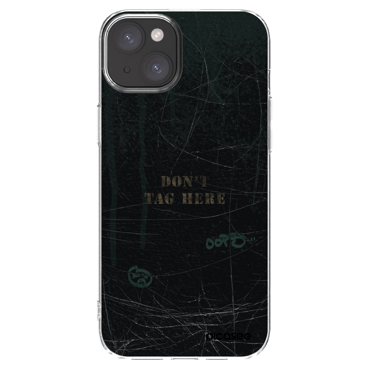 Picasee silikonový průhledný obal pro Apple iPhone 15 Plus - DON´T TAG