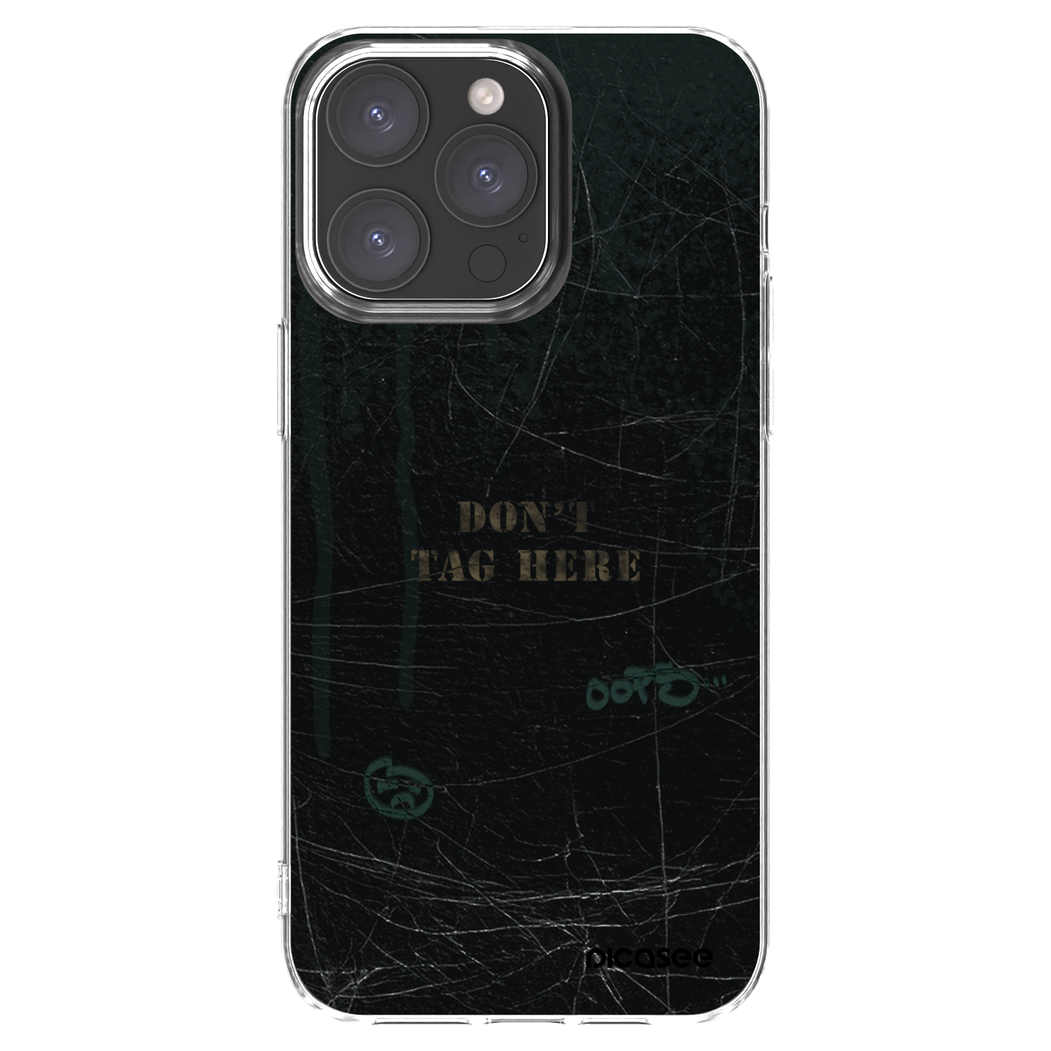 Picasee silikonový průhledný obal pro Apple iPhone 15 Pro Max - DON´T TAG