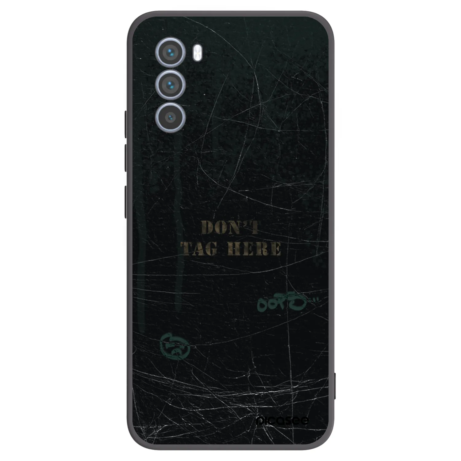 Picasee silikonový černý obal pro Motorola Moto G62 - DON´T TAG
