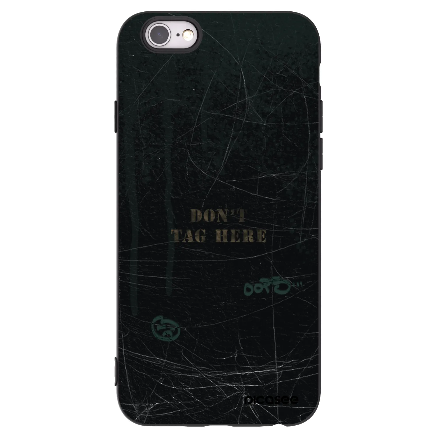 Picasee silikonový černý obal pro Apple iPhone 6/6S - DON´T TAG