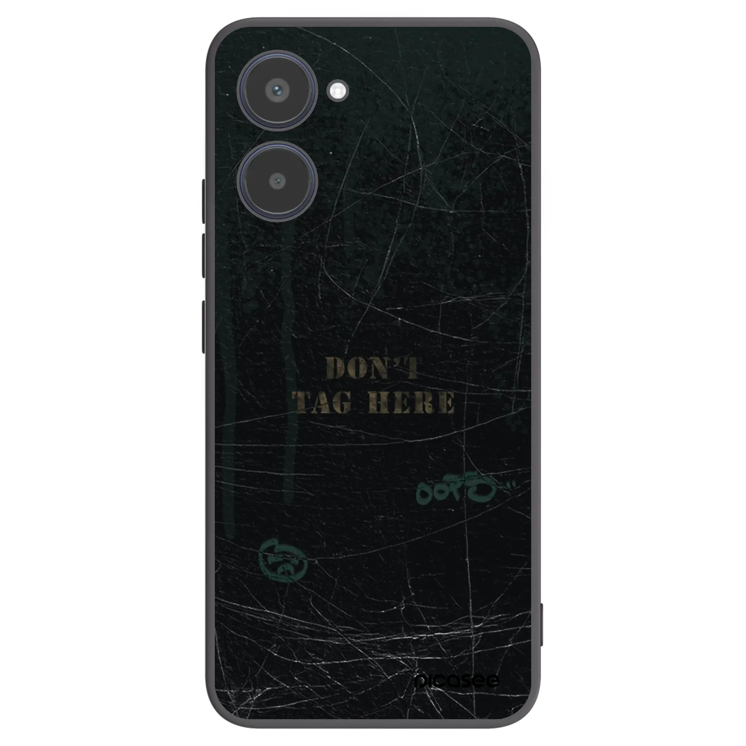 Picasee silikonový černý obal pro Realme 10 4G - DON´T TAG