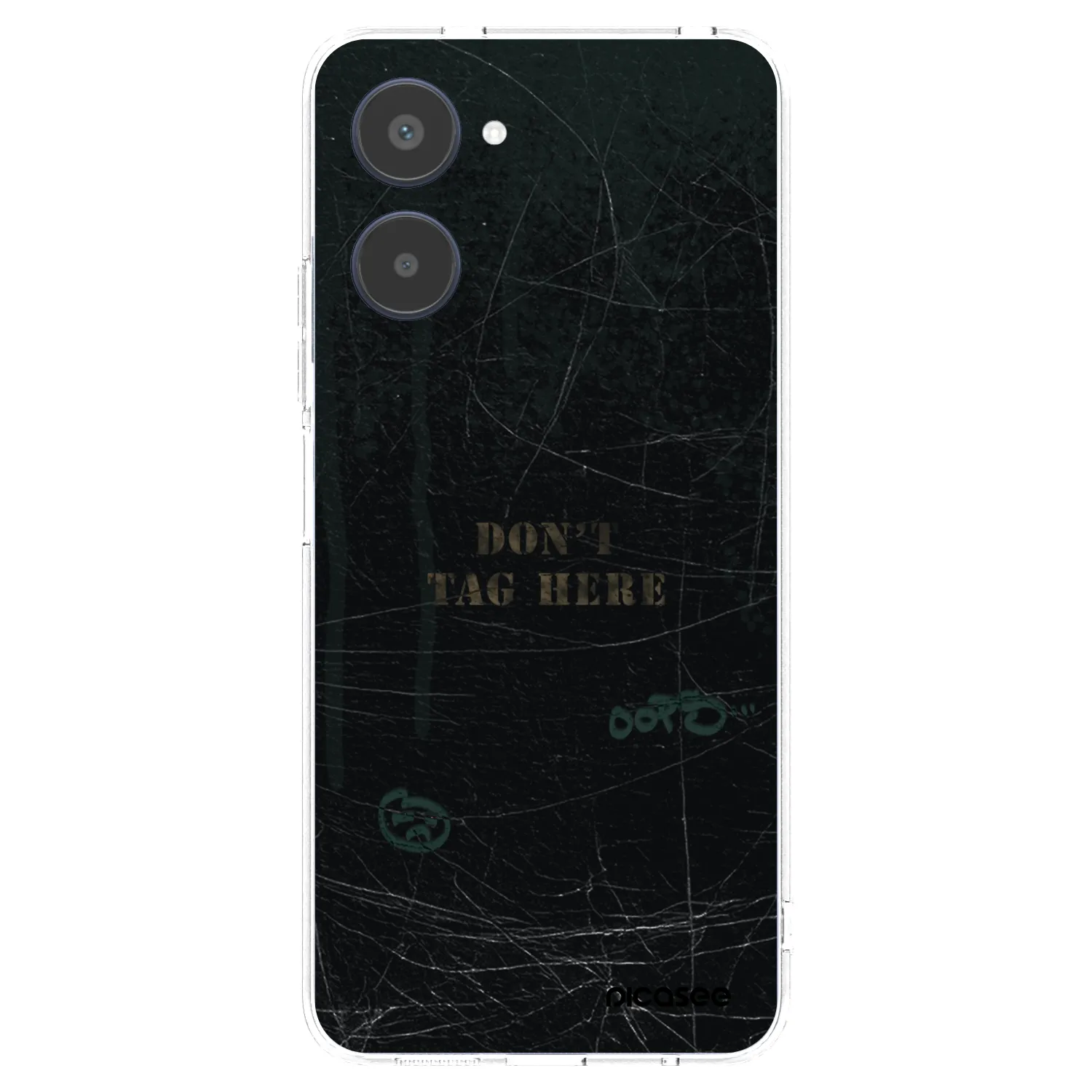 Picasee silikonový průhledný obal pro Realme 10 4G - DON´T TAG