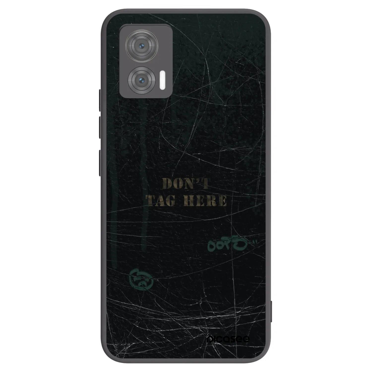 Picasee silikonový černý obal pro Motorola Edge 30 Neo - DON´T TAG