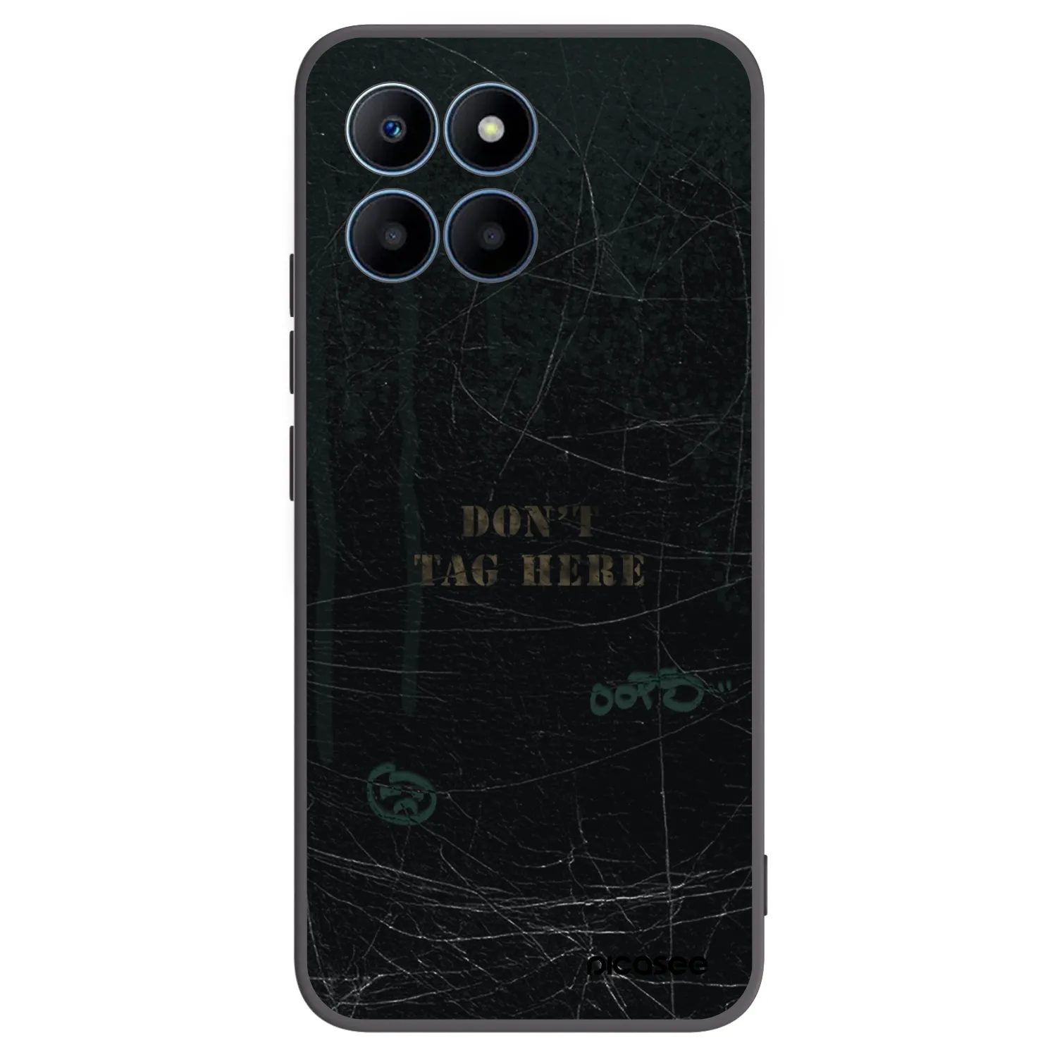 Picasee silikonový černý obal pro Honor 70 Lite - DON´T TAG