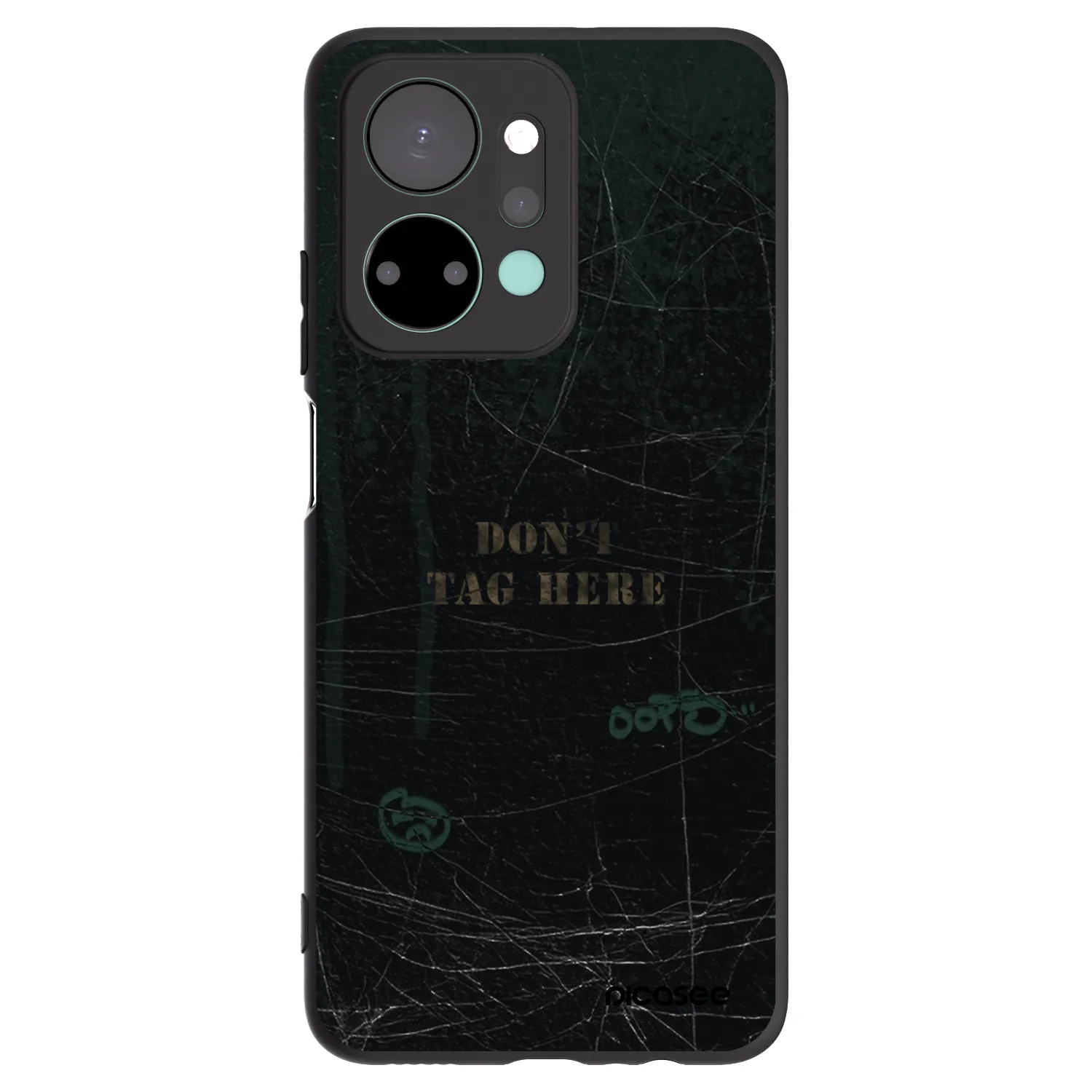 Picasee silikonový černý obal pro Honor X7a - DON´T TAG