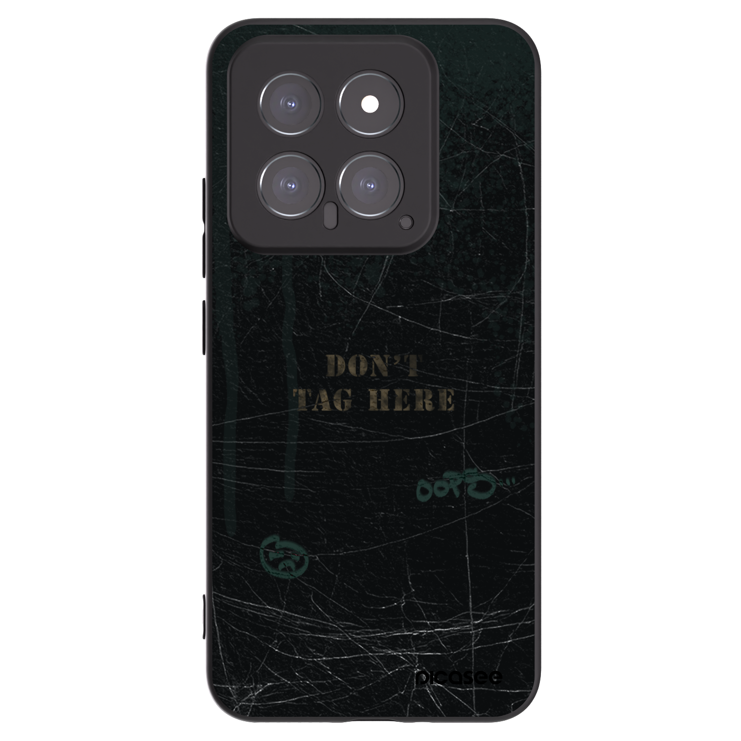 Picasee silikonový černý obal pro Xiaomi 14 - DON´T TAG