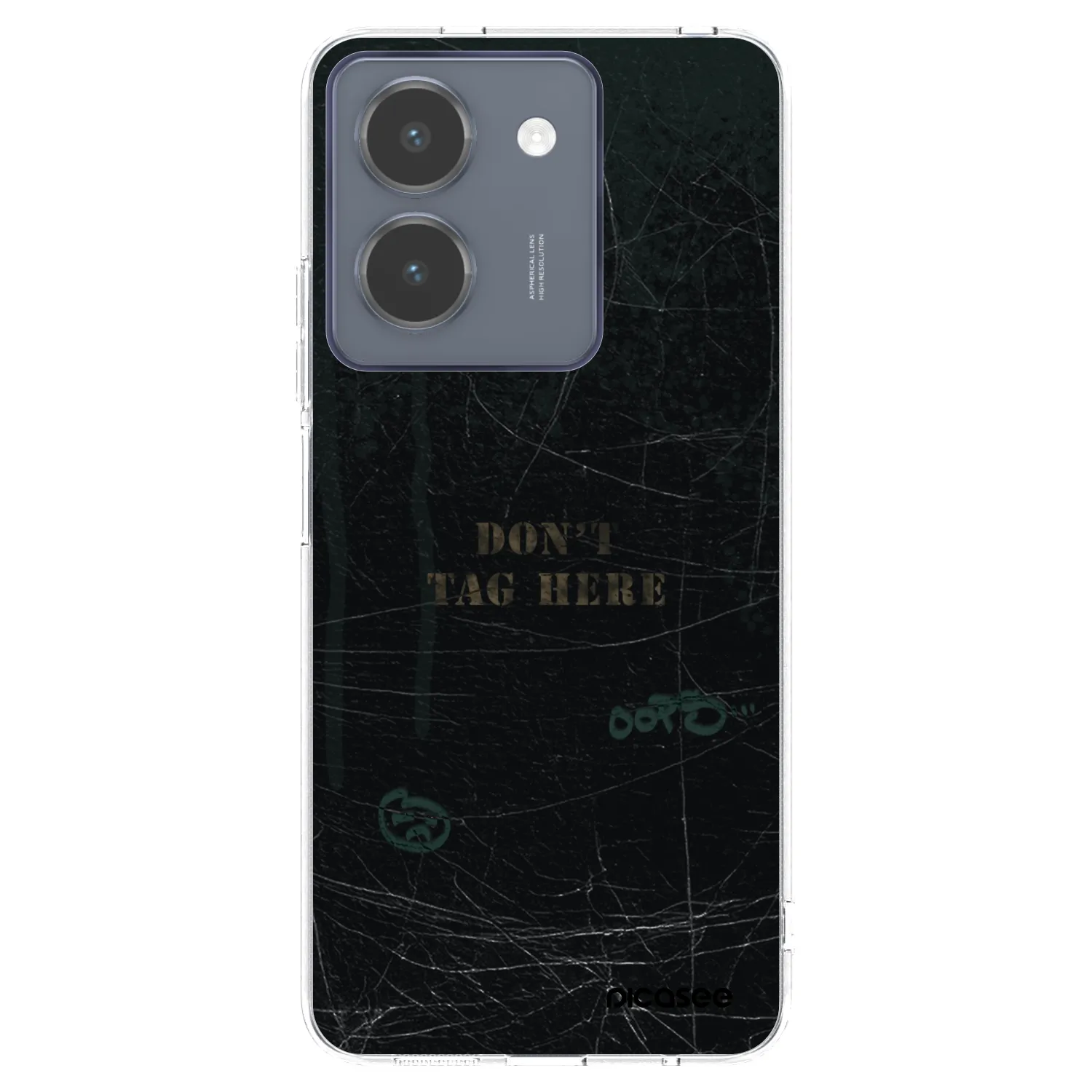 Picasee silikonový průhledný obal pro Vivo Y36 4G - DON´T TAG