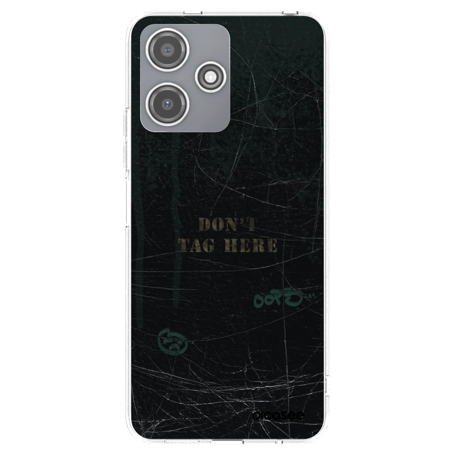 Picasee silikonový průhledný obal pro Xiaomi Redmi 12 5G - DON´T TAG