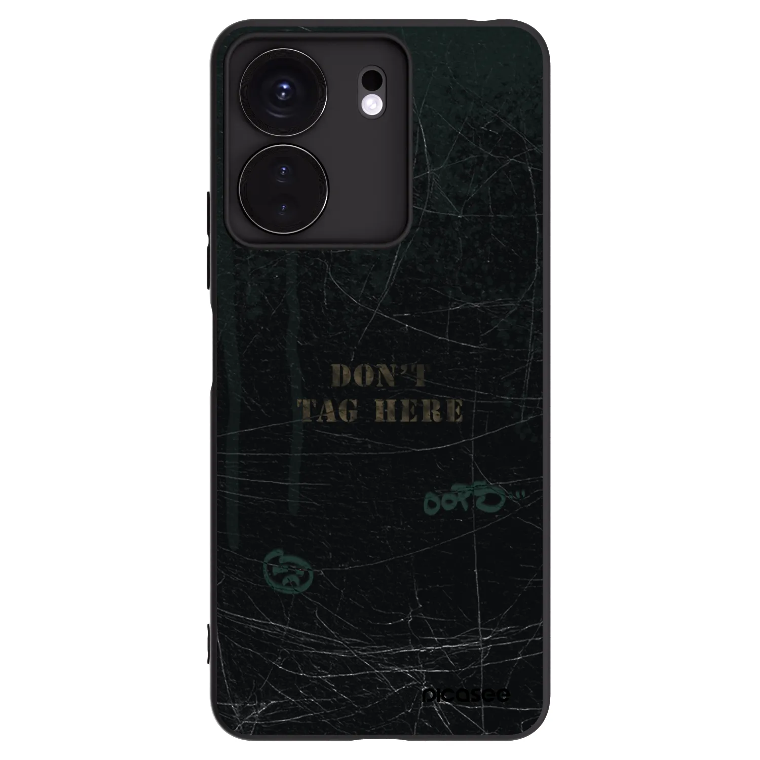 Picasee silikonový černý obal pro Xiaomi Redmi 13C 4G - DON´T TAG