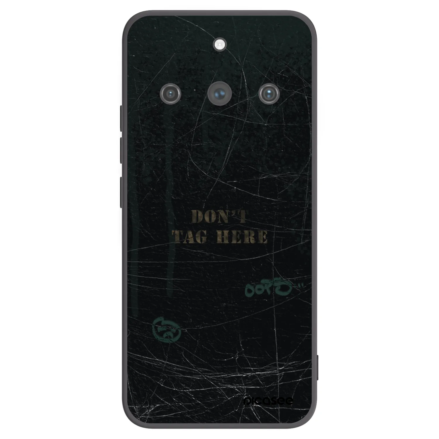 Picasee silikonový černý obal pro Realme 11 Pro+ - DON´T TAG