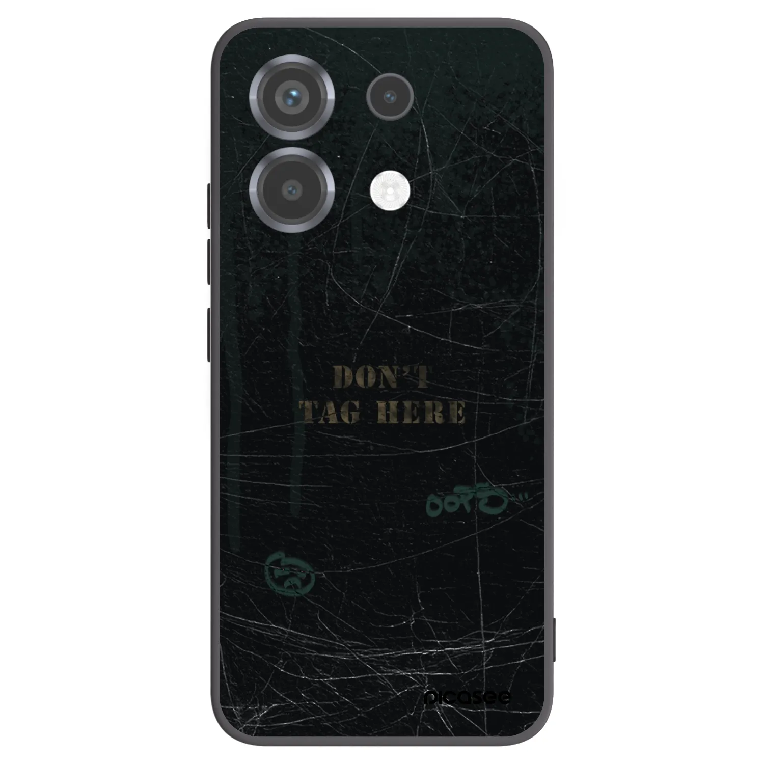 Picasee silikonový černý obal pro Xiaomi Poco X6 - DON´T TAG