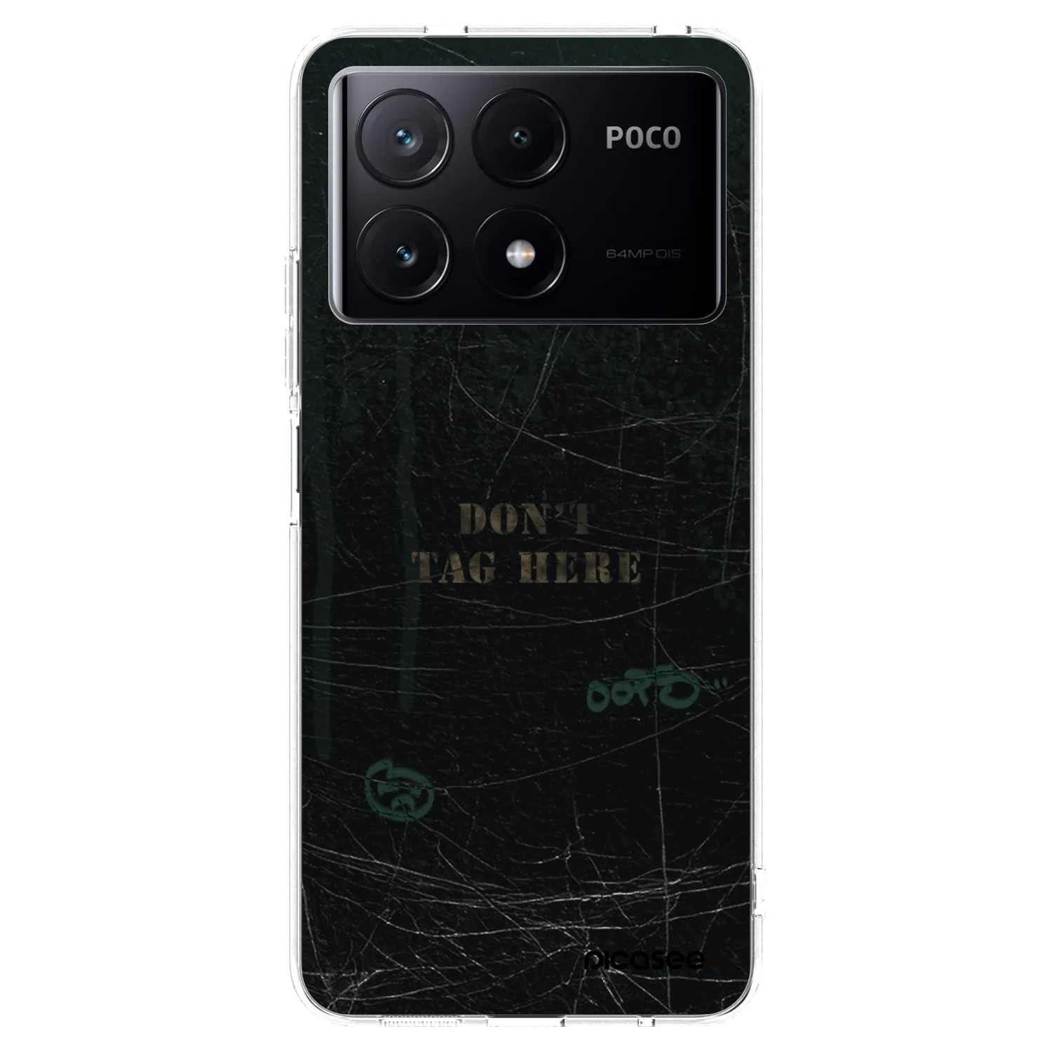 Picasee silikonový průhledný obal pro Xiaomi Poco X6 Pro - DON´T TAG