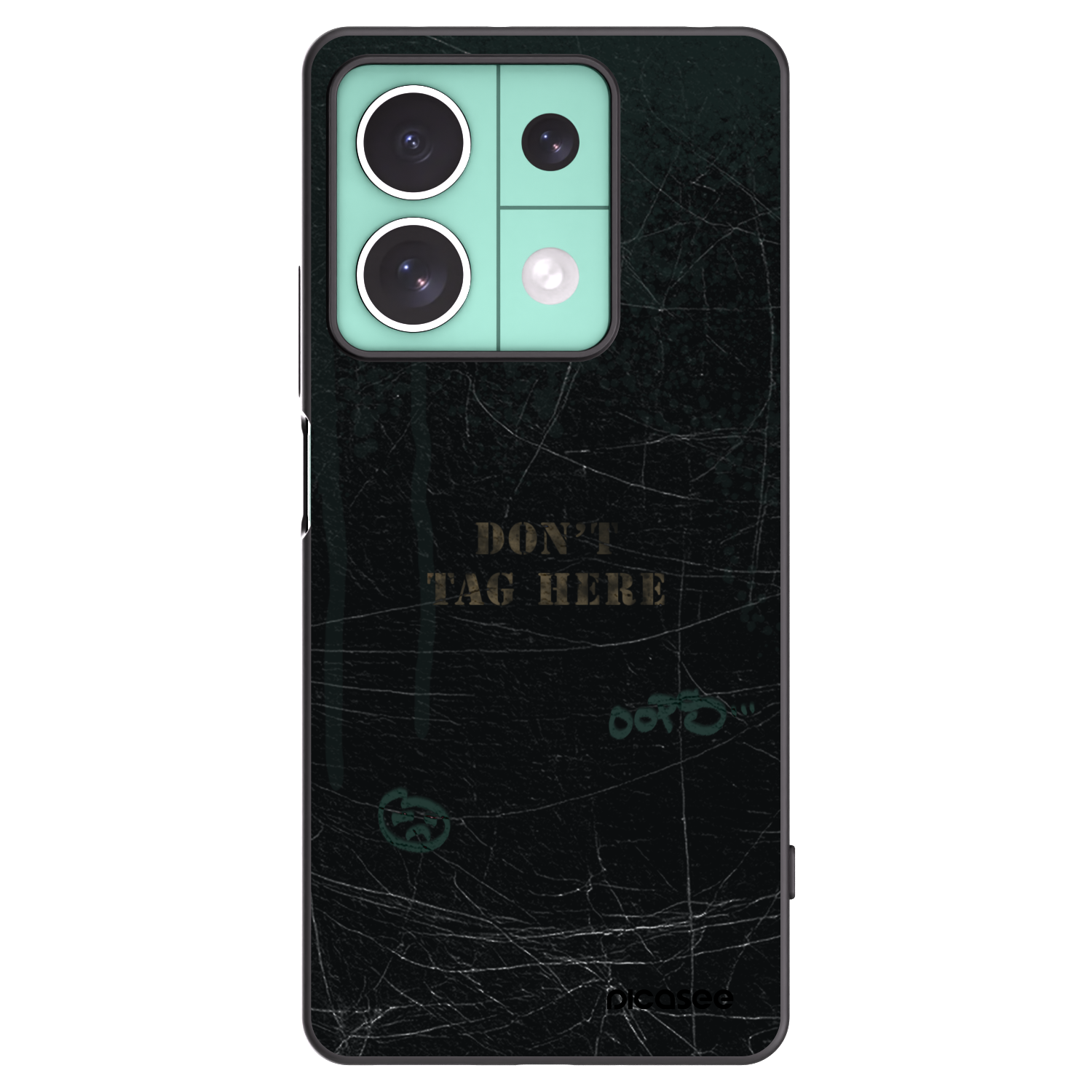 Picasee silikonový černý obal pro Xiaomi Redmi Note 13 5G - DON´T TAG