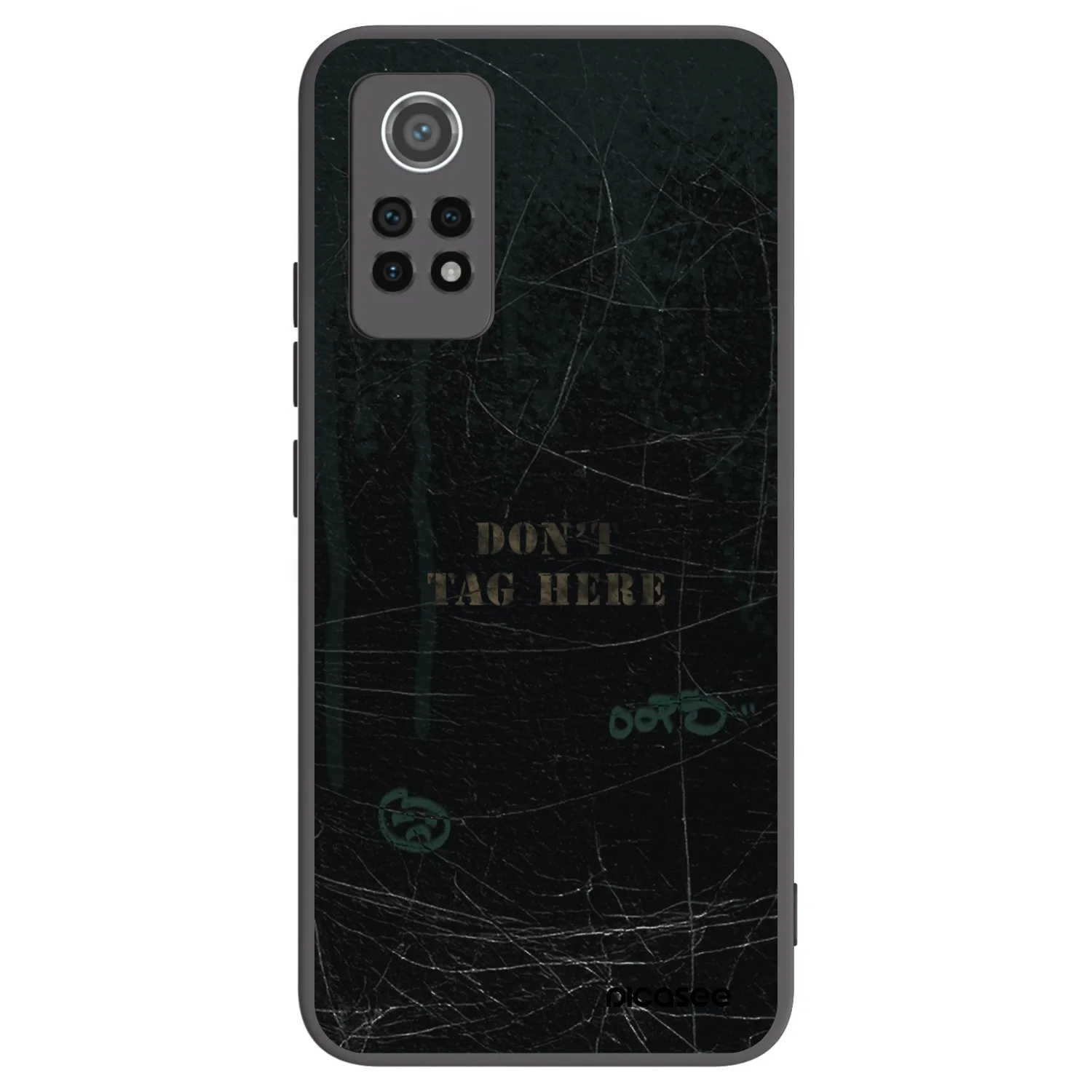 Picasee silikonový černý obal pro Xiaomi Redmi Note 12 Pro 4G - DON´T TAG