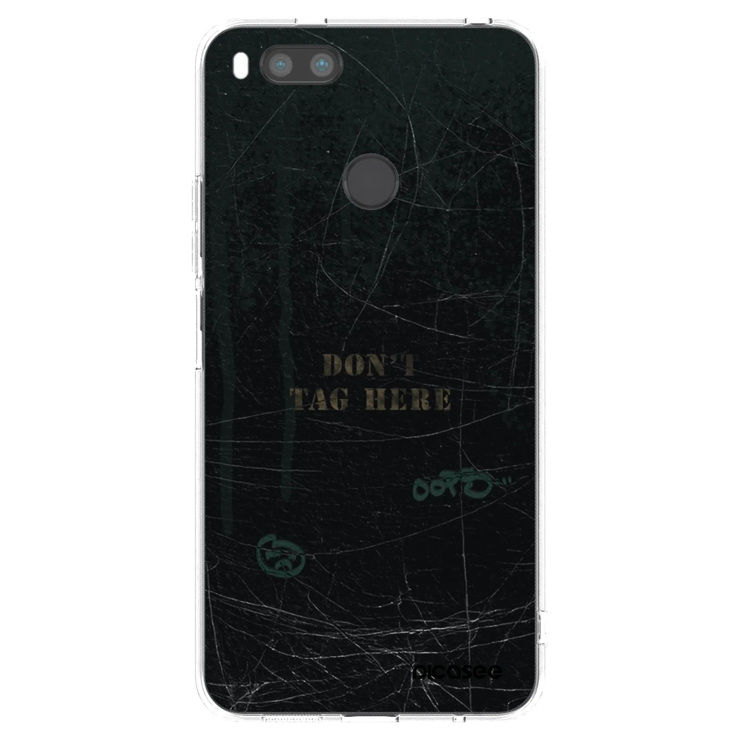 Picasee silikonový průhledný obal pro Xiaomi Mi A1 Global - DON´T TAG
