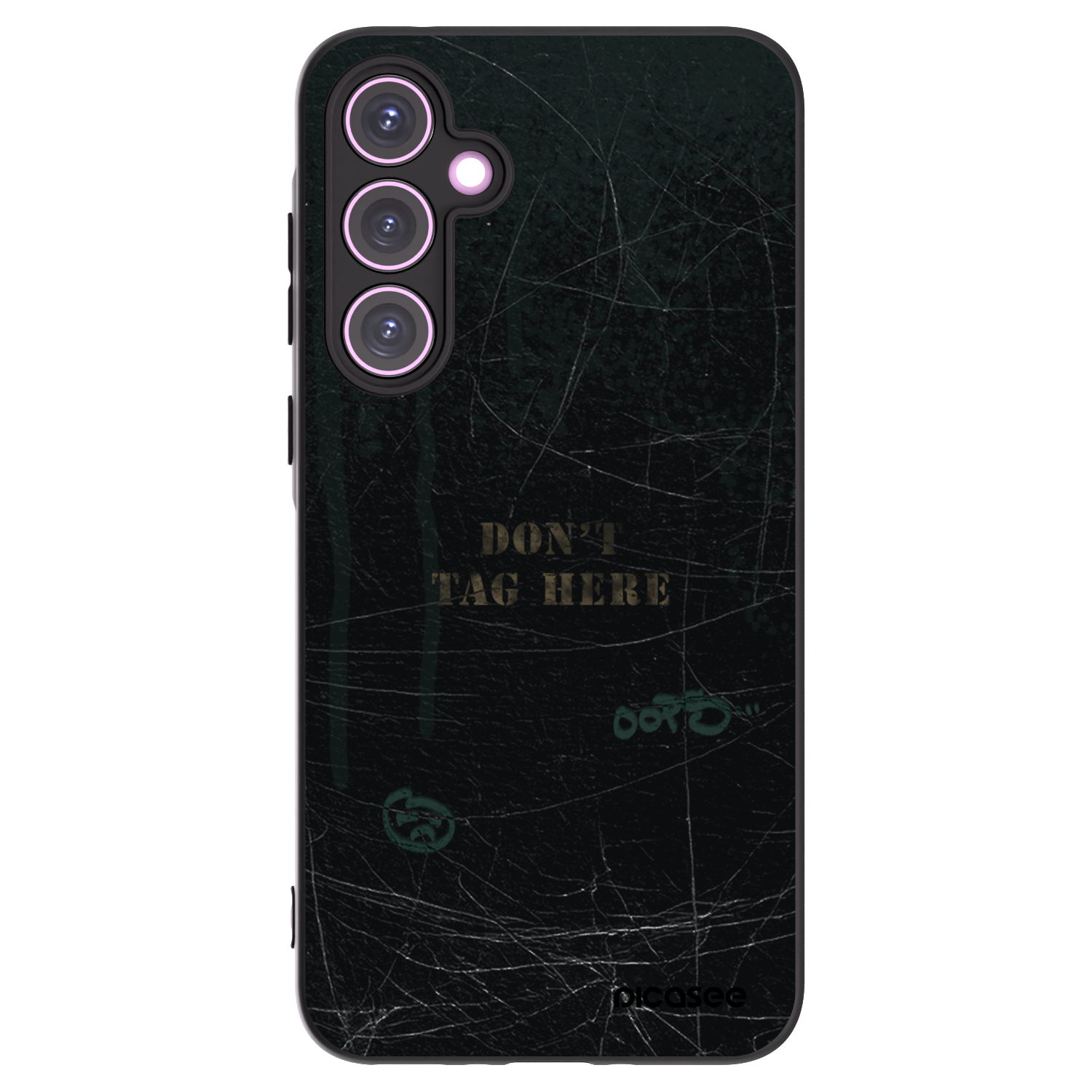 Picasee silikonový černý obal pro Samsung Galaxy A35 5G A356B - DON´T TAG