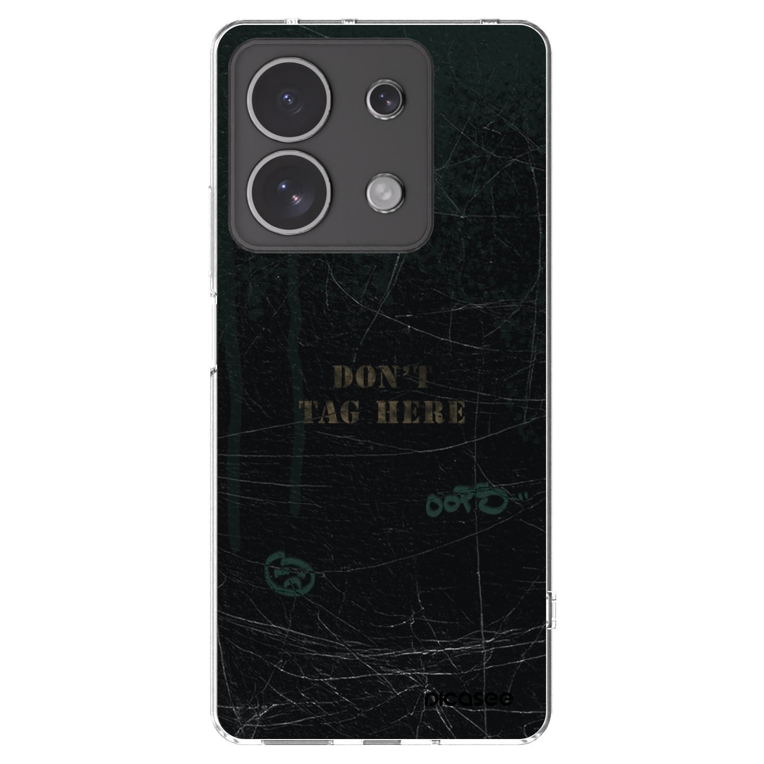 Picasee silikonový průhledný obal pro Xiaomi Redmi Note 13 4G - DON´T TAG