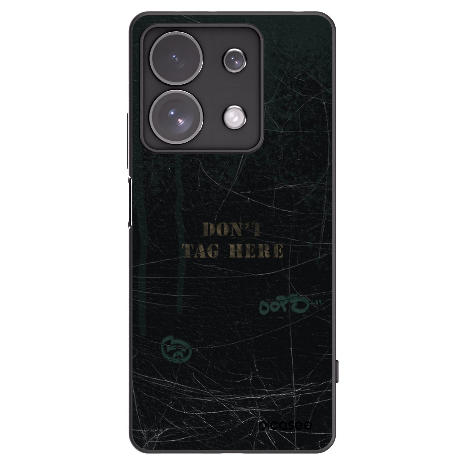 Picasee silikonový černý obal pro Xiaomi Redmi Note 13 Pro 4G - DON´T TAG