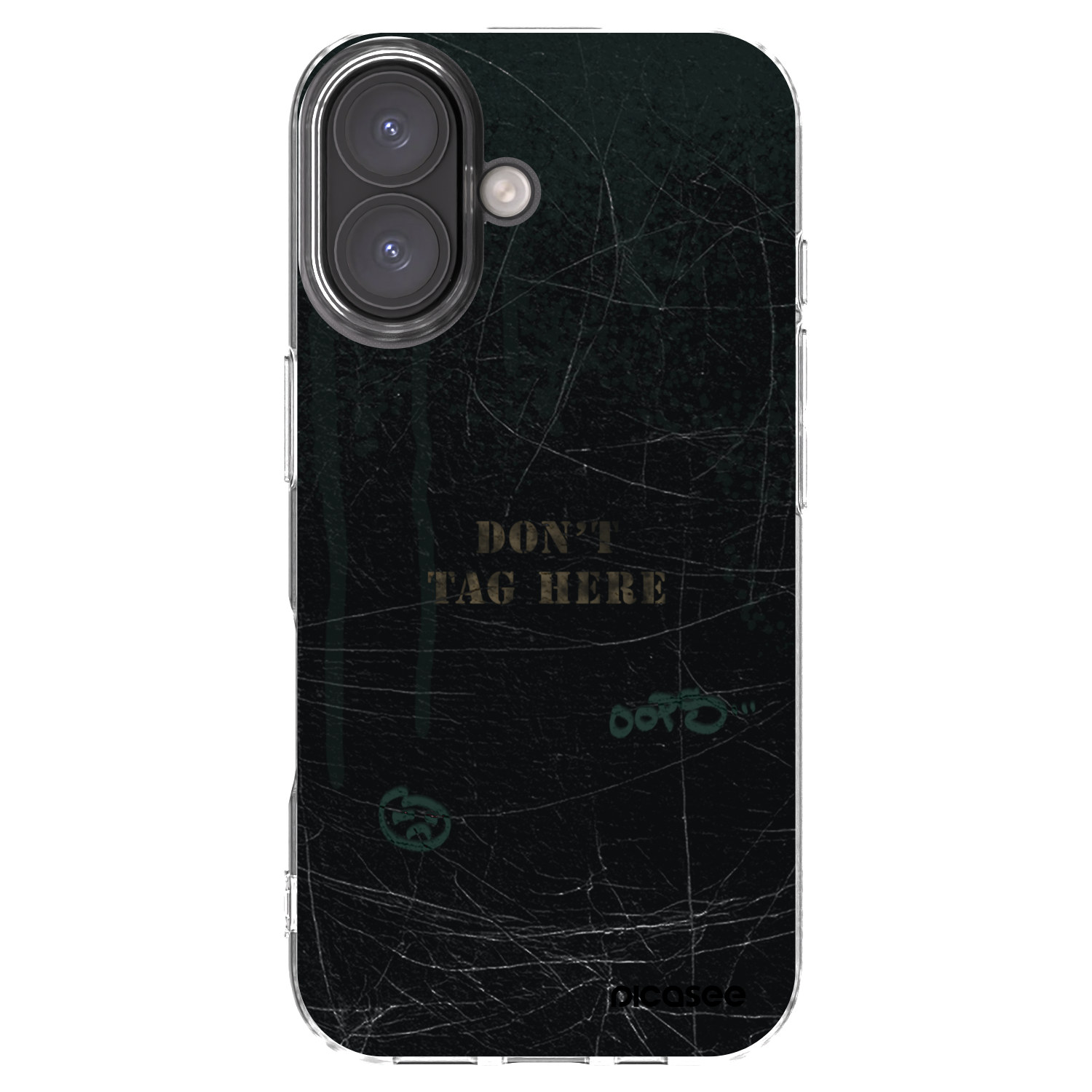 Picasee silikonový průhledný obal pro Apple iPhone 16 - DON´T TAG