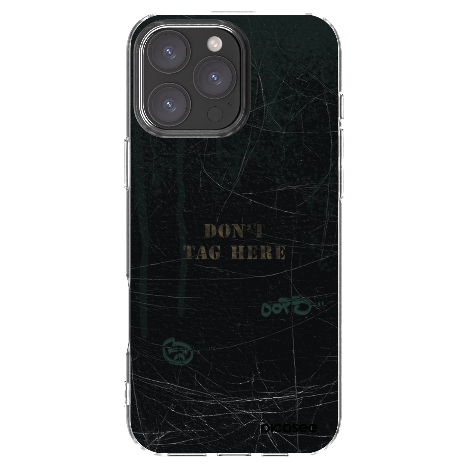 Picasee silikonový průhledný obal pro Apple iPhone 16 Pro Max - DON´T TAG