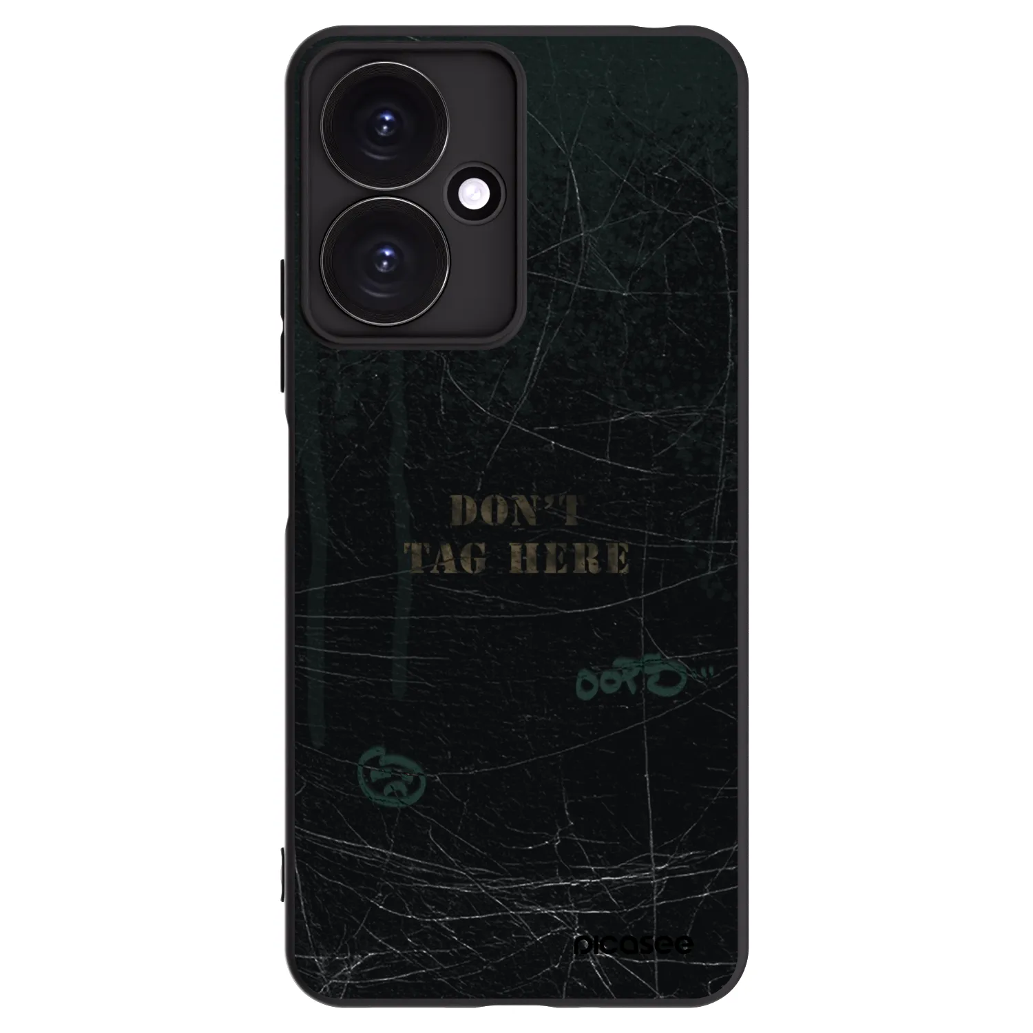 Picasee silikonový černý obal pro Xiaomi Redmi 13C 5G - DON´T TAG