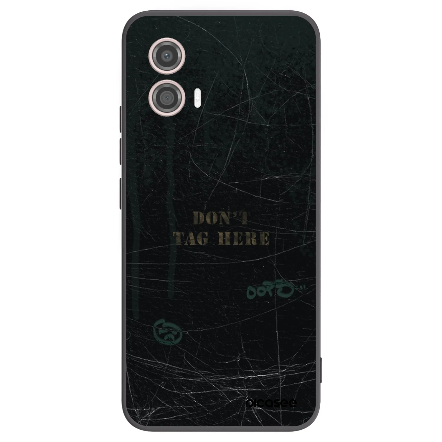 Picasee silikonový černý obal pro Motorola Moto G53 5G - DON´T TAG