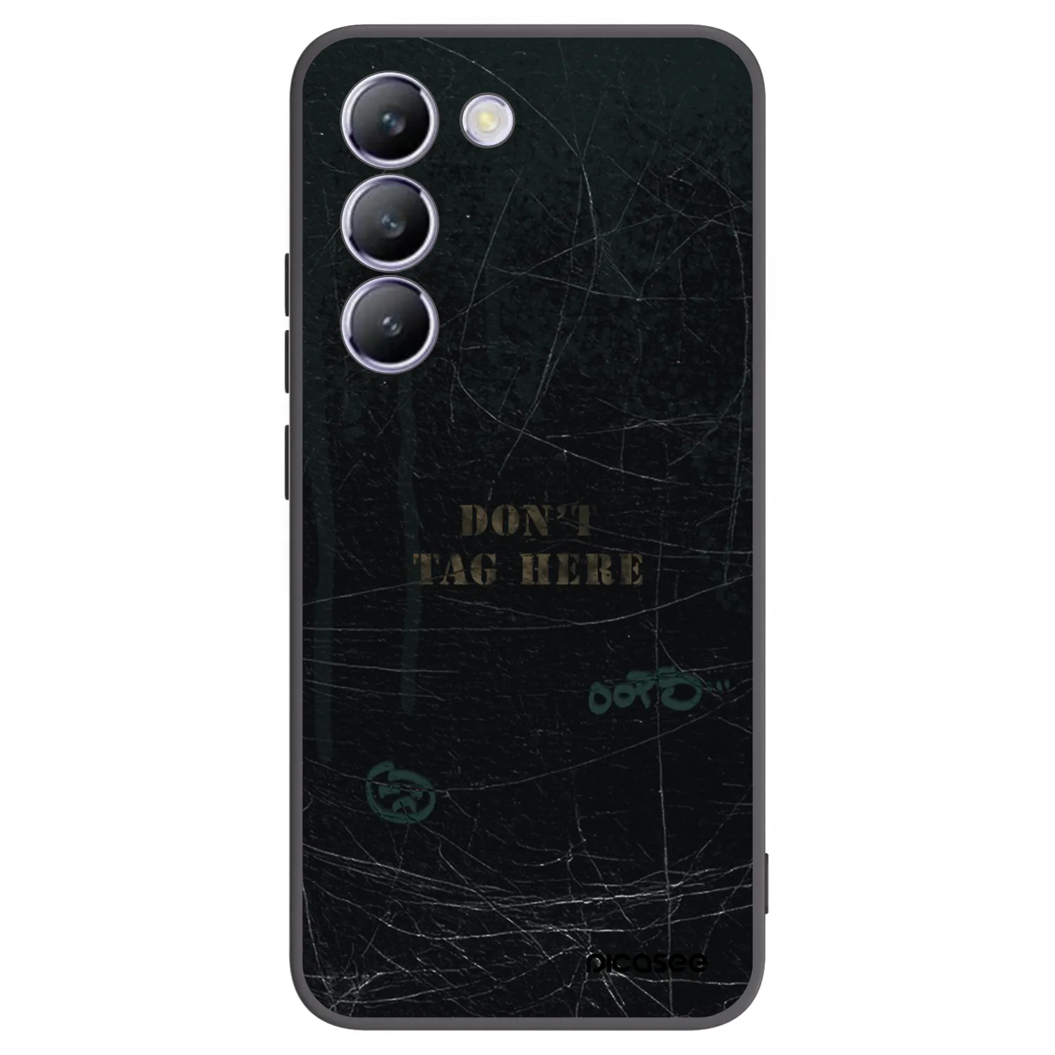 Picasee silikonový černý obal pro Vivo V40 SE 5G - DON´T TAG