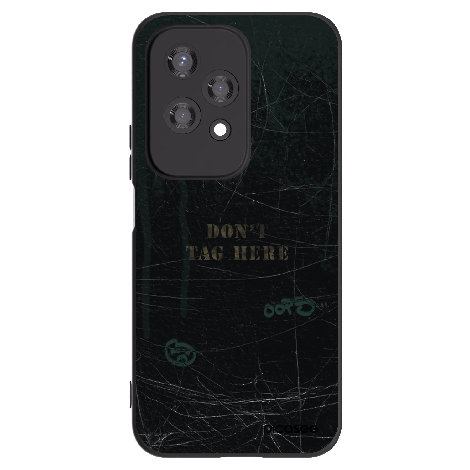 Picasee silikonový černý obal pro Honor 200 Lite - DON´T TAG