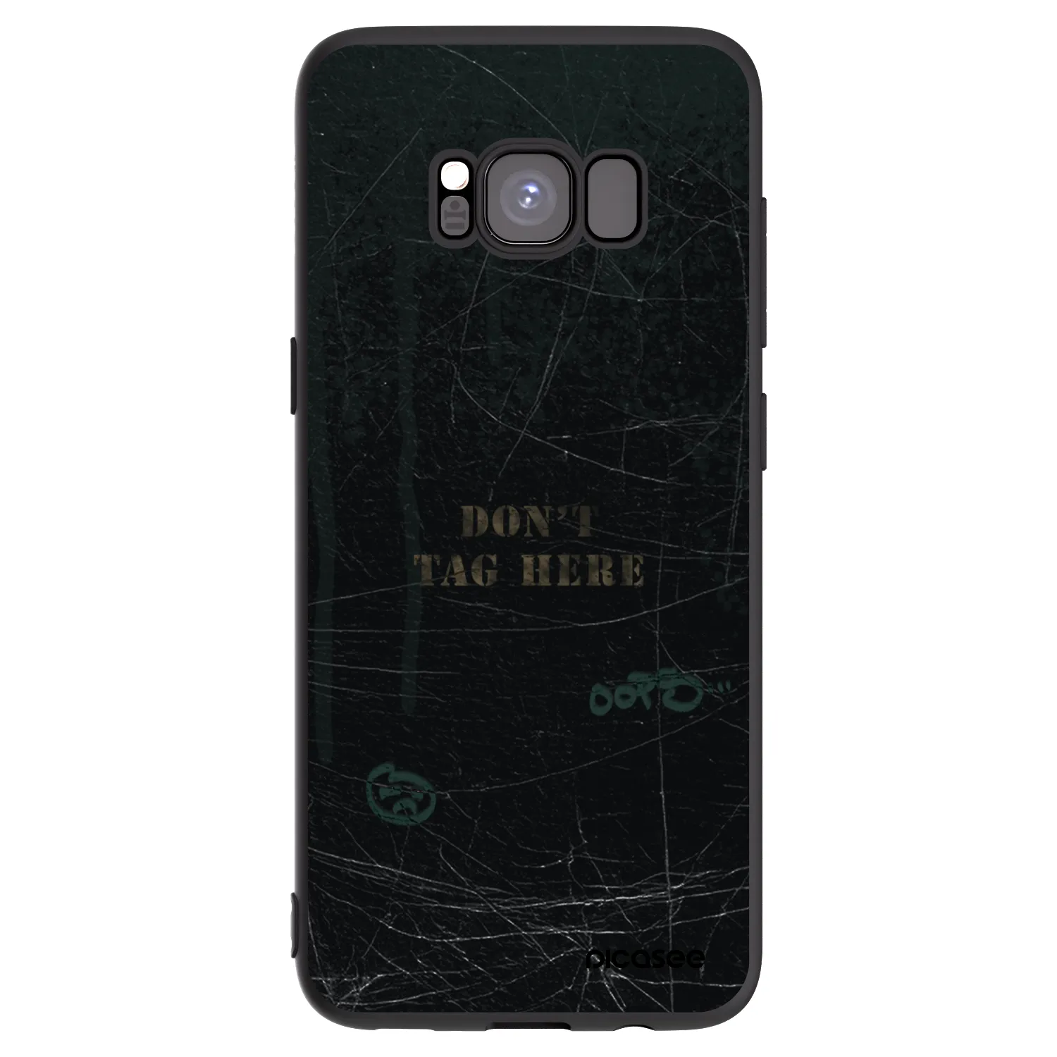 Picasee silikonový černý obal pro Samsung Galaxy S8 G950F - DON´T TAG