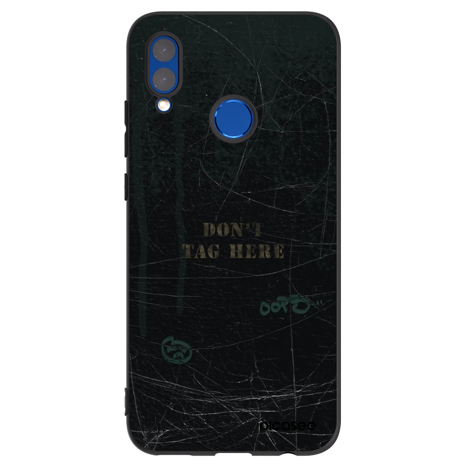 Picasee silikonový černý obal pro Huawei P Smart 2019 - DON´T TAG